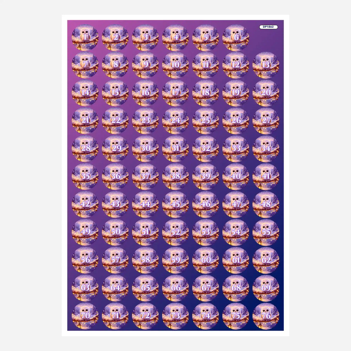 Small Jar Stickers - In the Light of the Silent Days