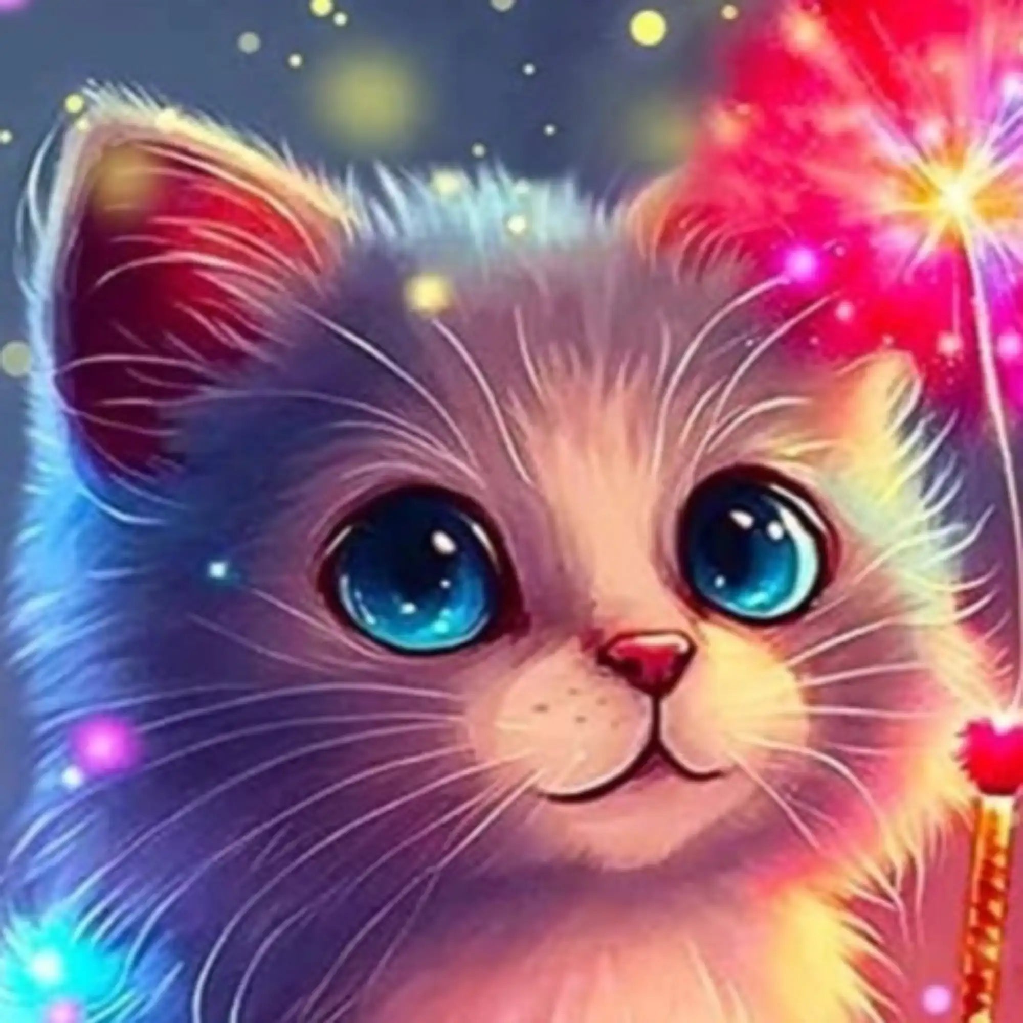 Diamond Painting Mini – Magical Kitten