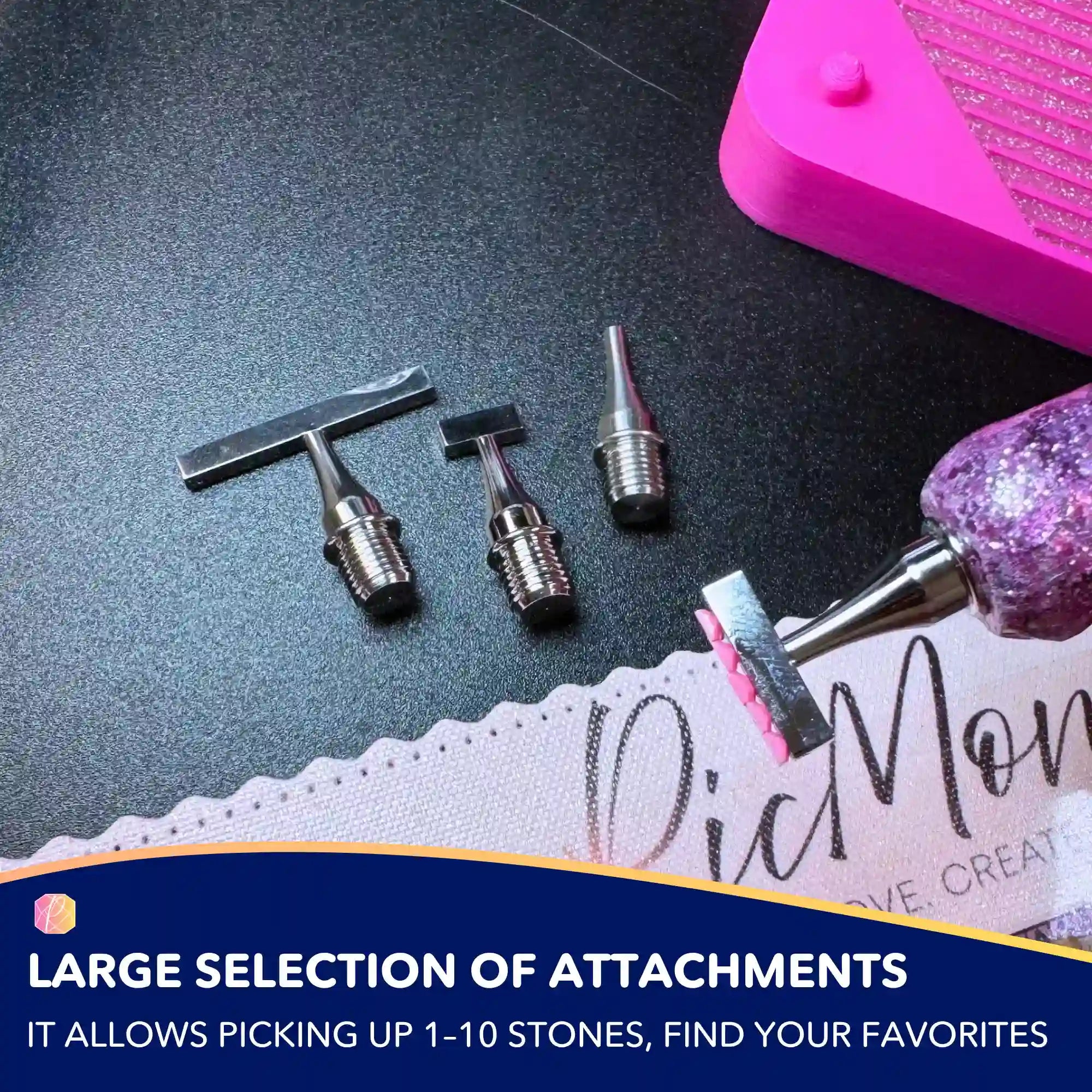 Diamond Painting - 10-piece rotating Attachment Set