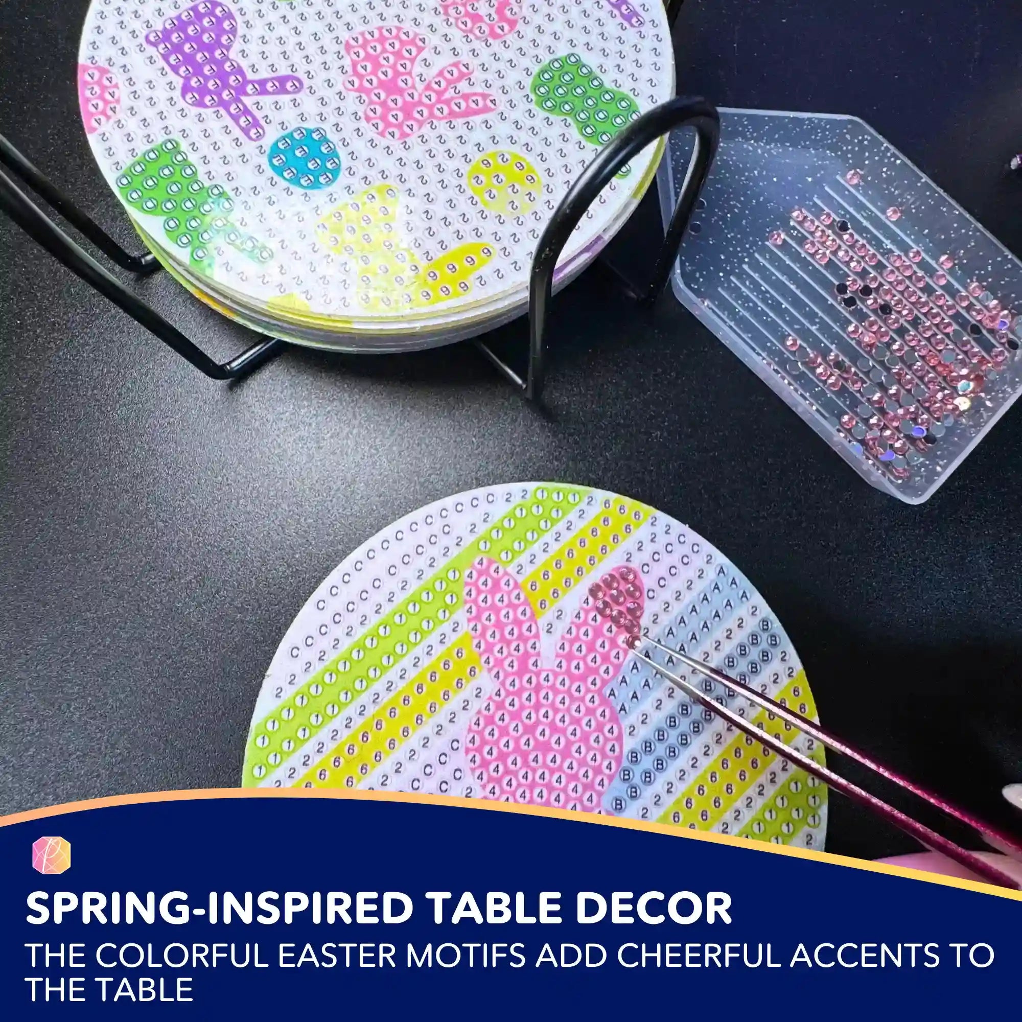 Diamond Painting – Easter Coasters