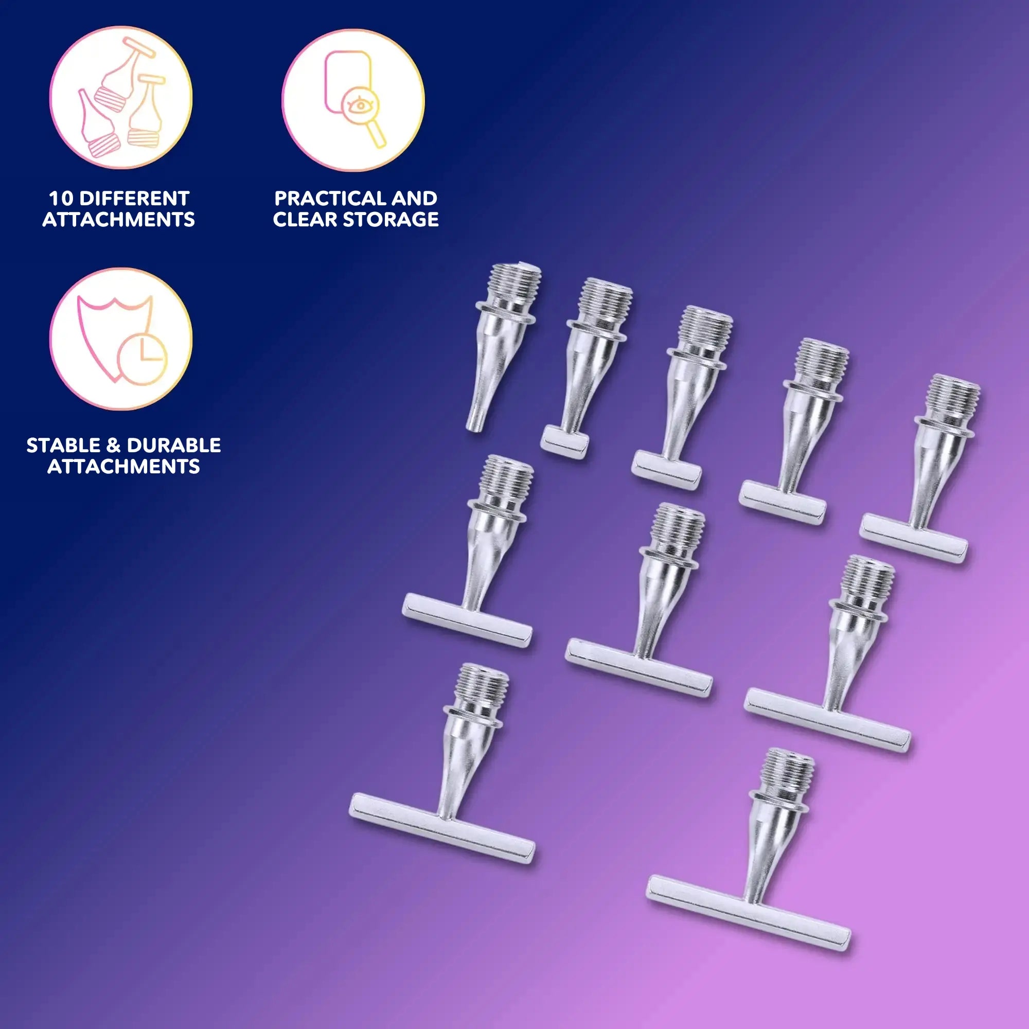 Diamond Painting - 10-piece rotating Attachment Set