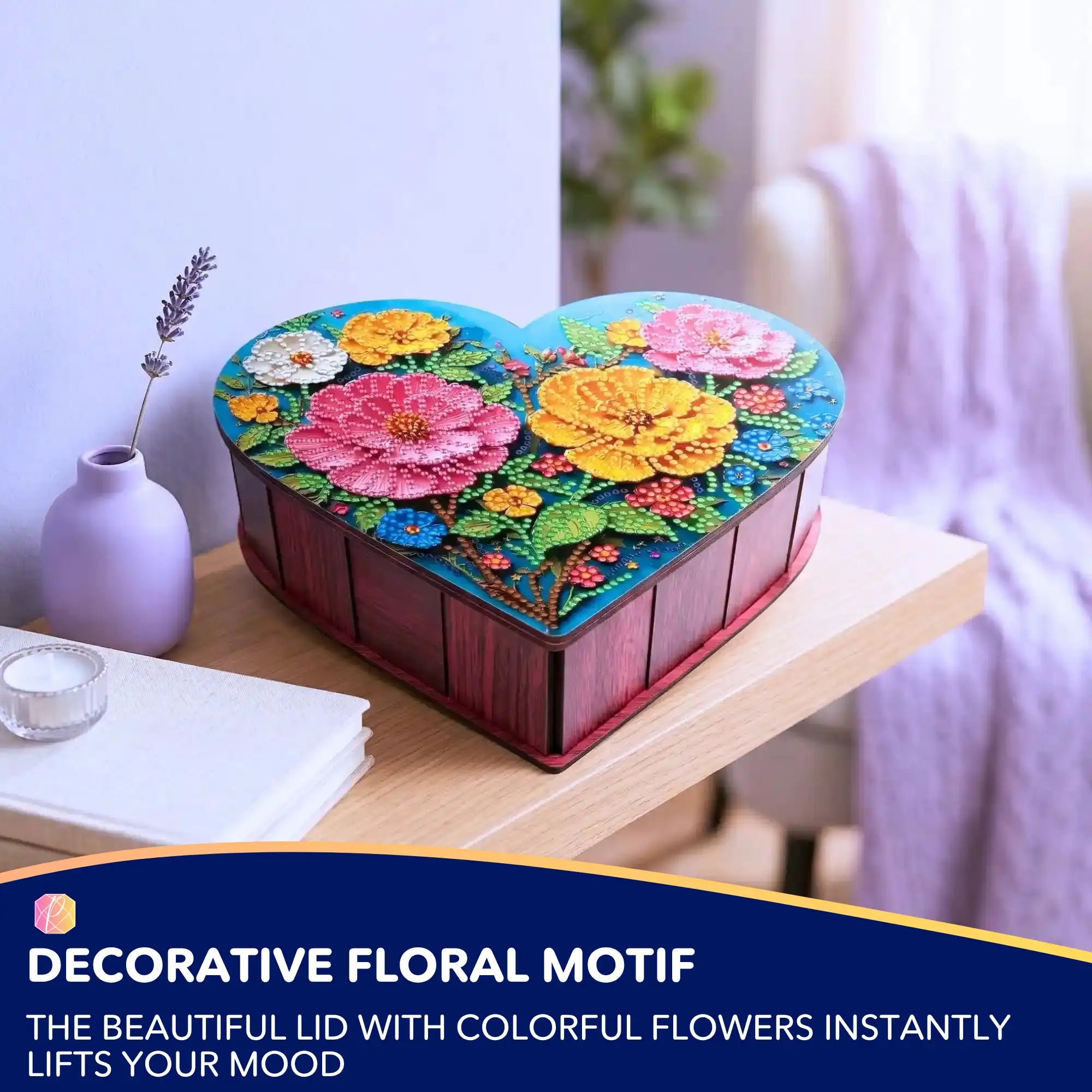 Diamond Painting Storage Box Flowers – Mother’s Day