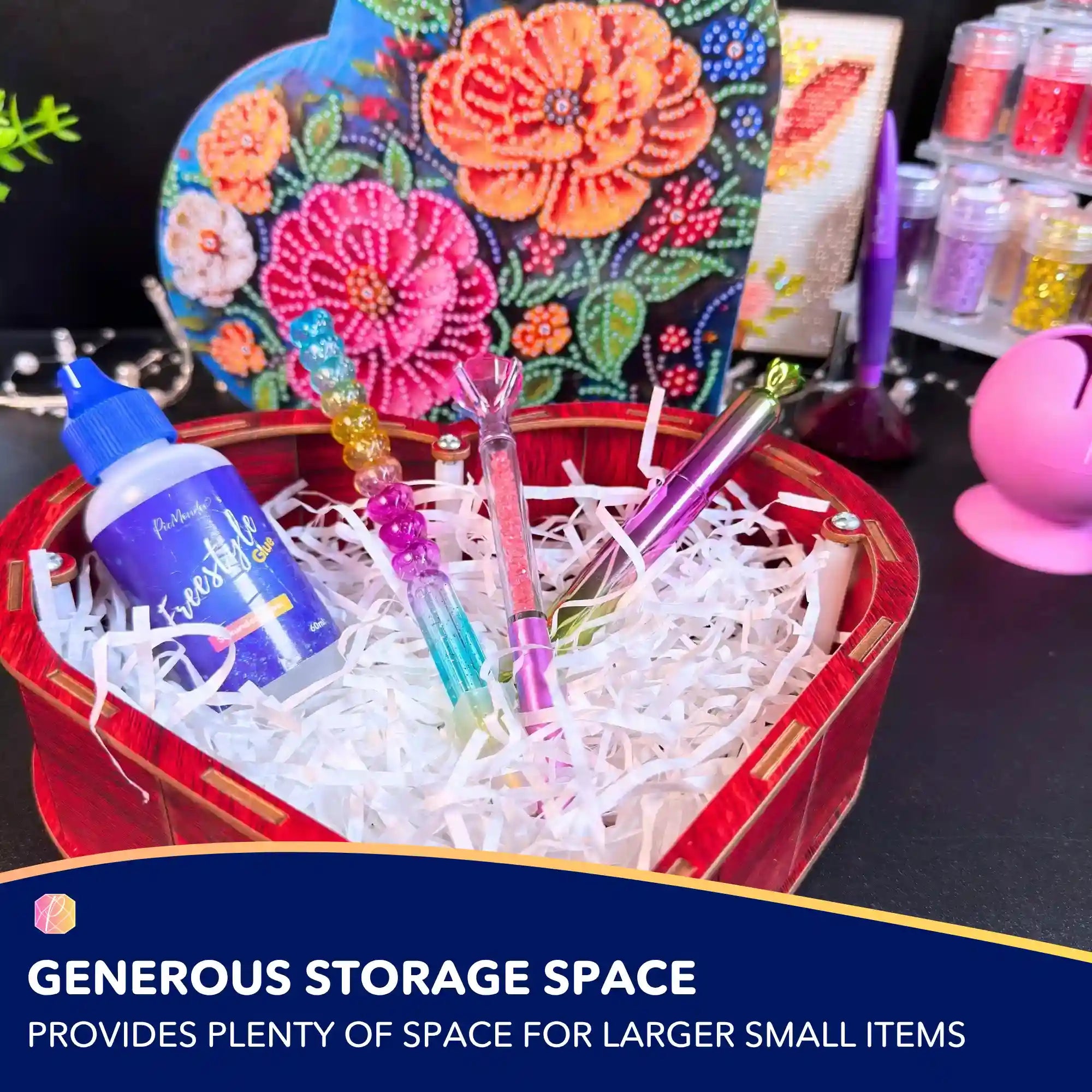 Diamond Painting Storage Box Flowers – Mother’s Day