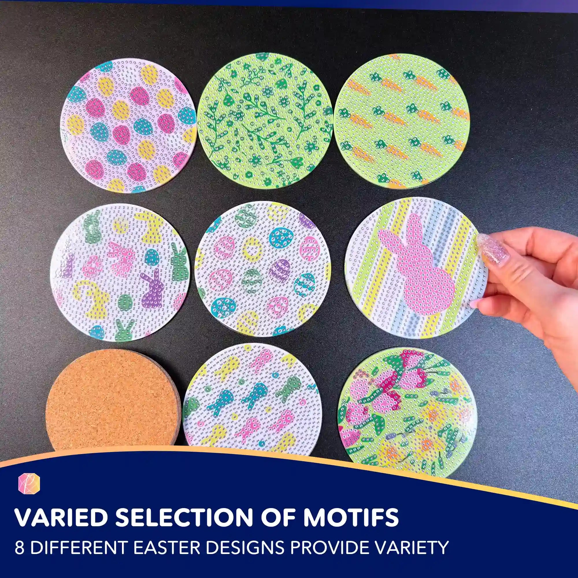 Diamond Painting – Easter Coasters