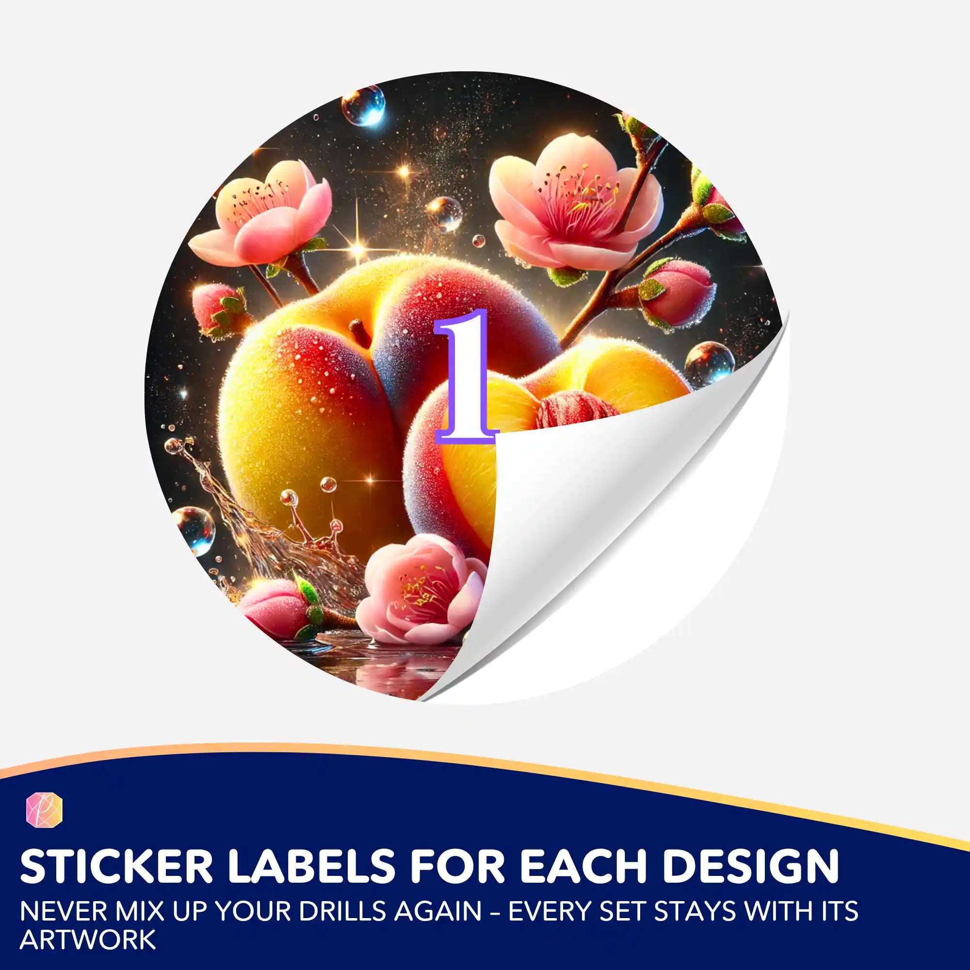 Small Jar Stickers - Sweet Abundance