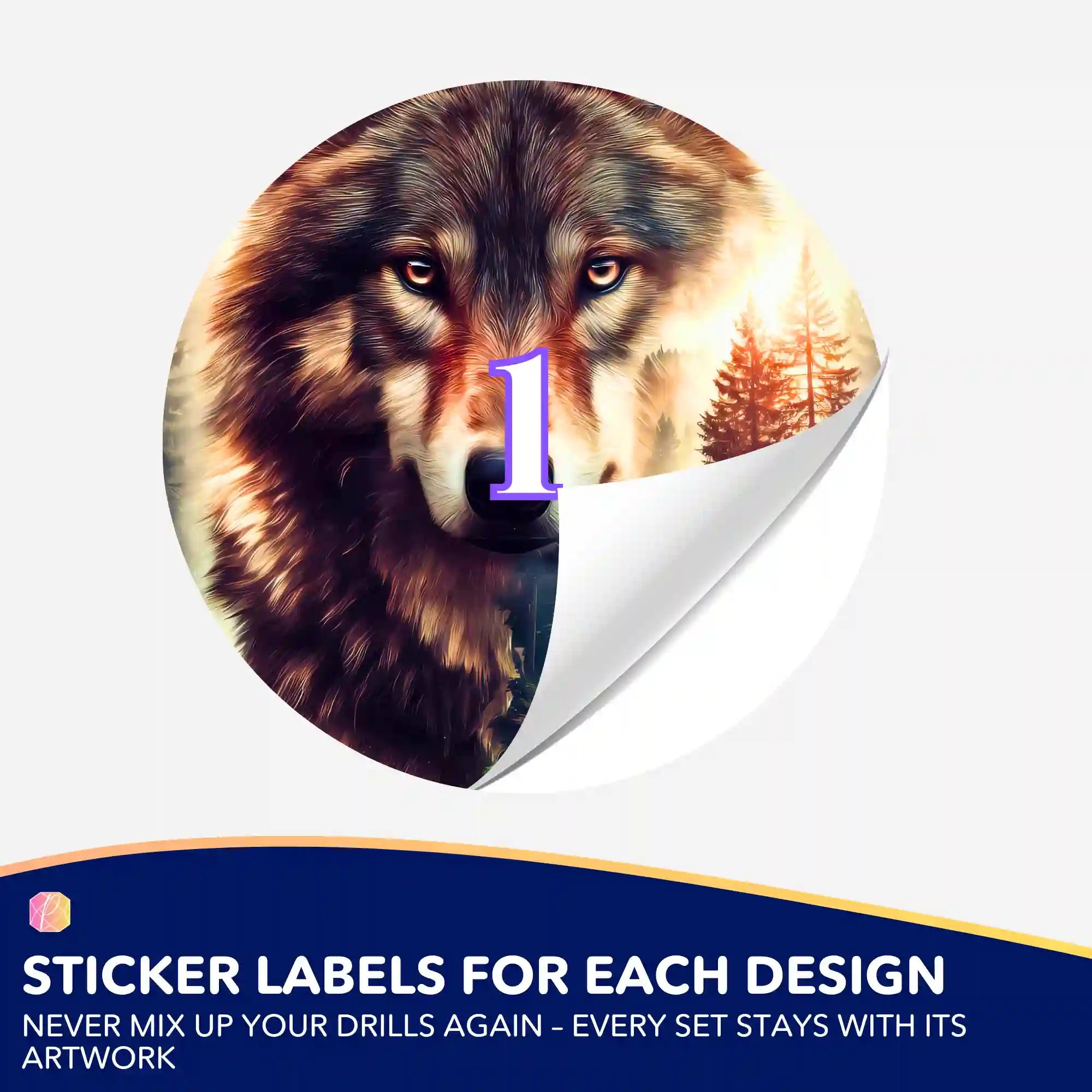 Small Jar Stickers - Spirit of the Forest