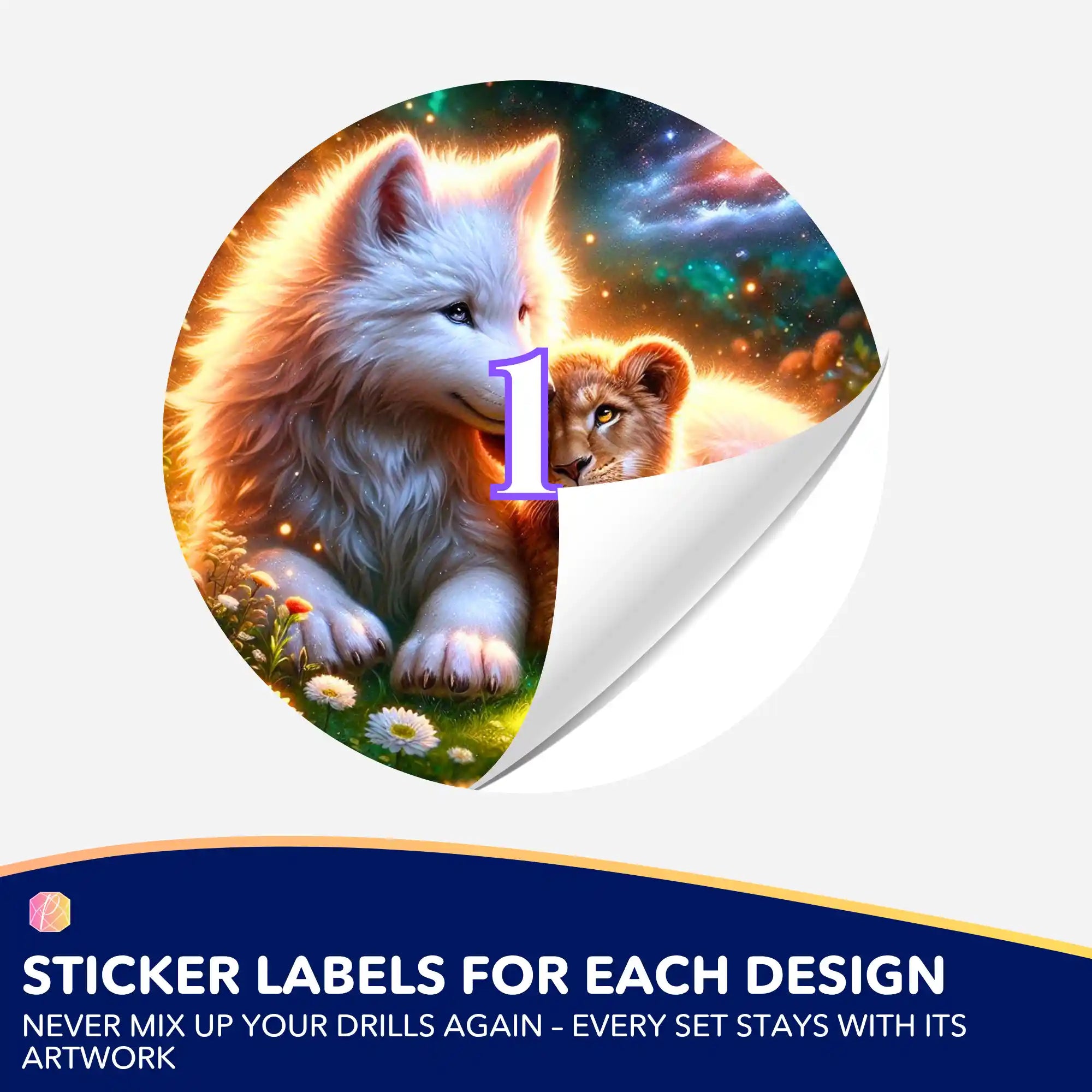 Small Jar Stickers - Fenris & Solaris