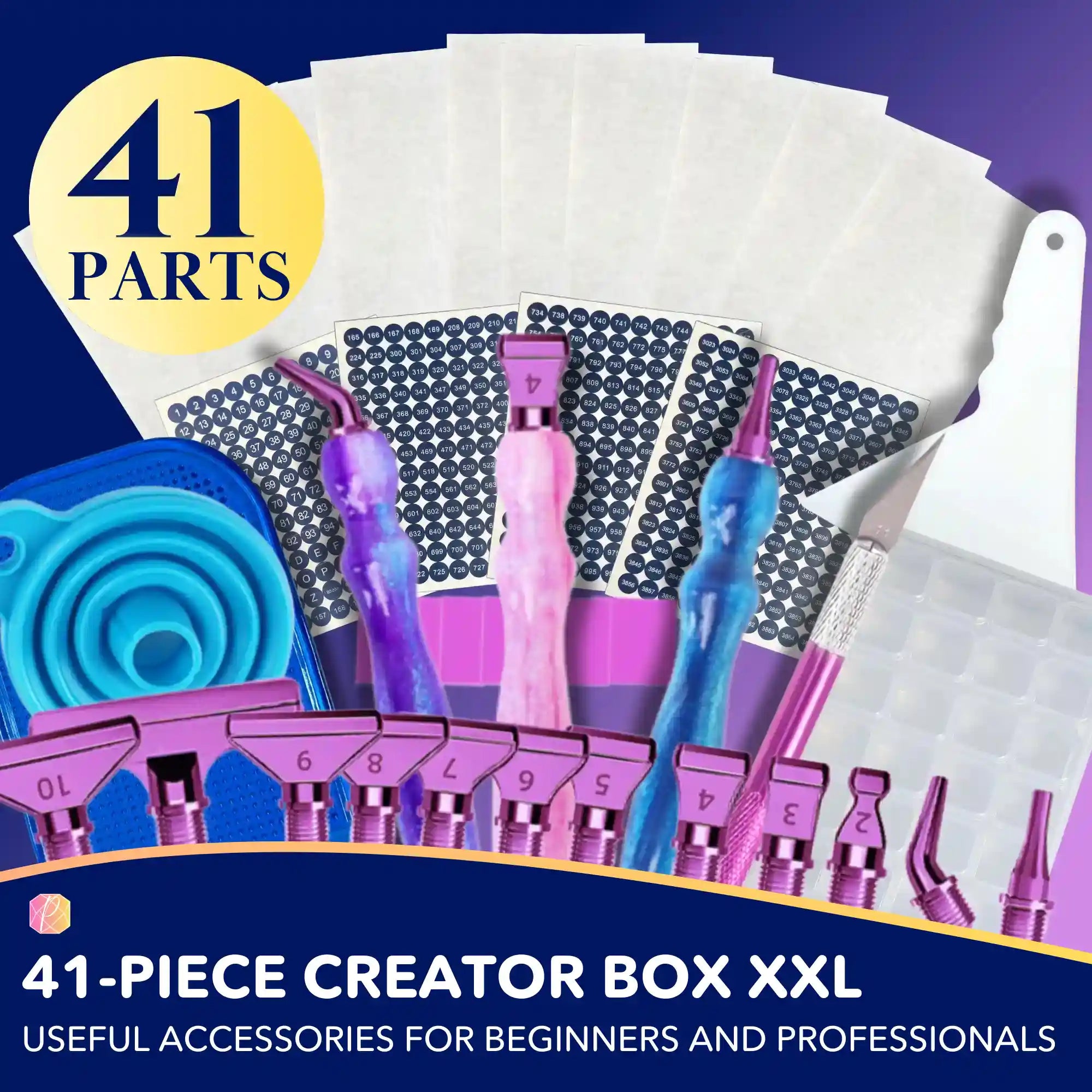 Diamond Painting – Creator Box XXL (41-Piece)