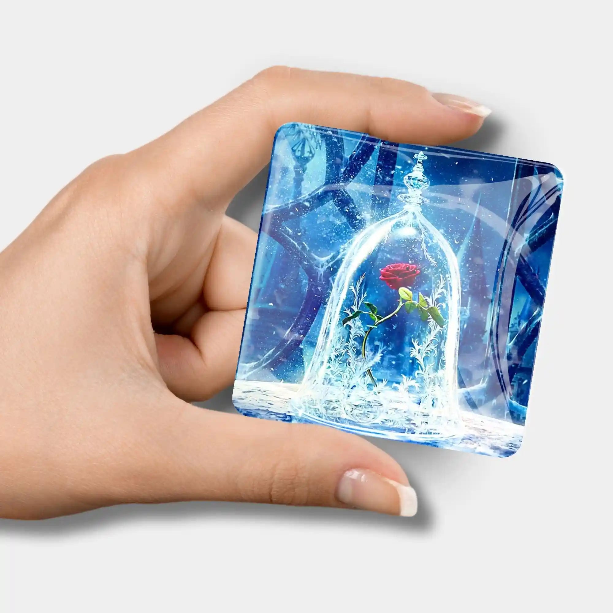 Cover Minder - Rose in the Wonder Glass