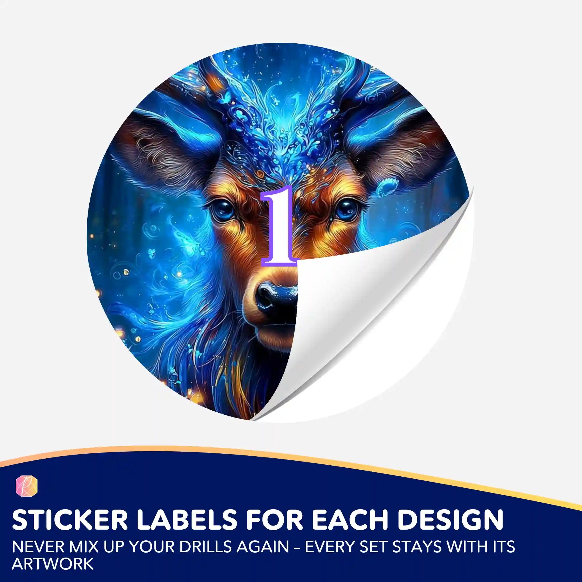 Small Jar Stickers - Guardians of the Forest