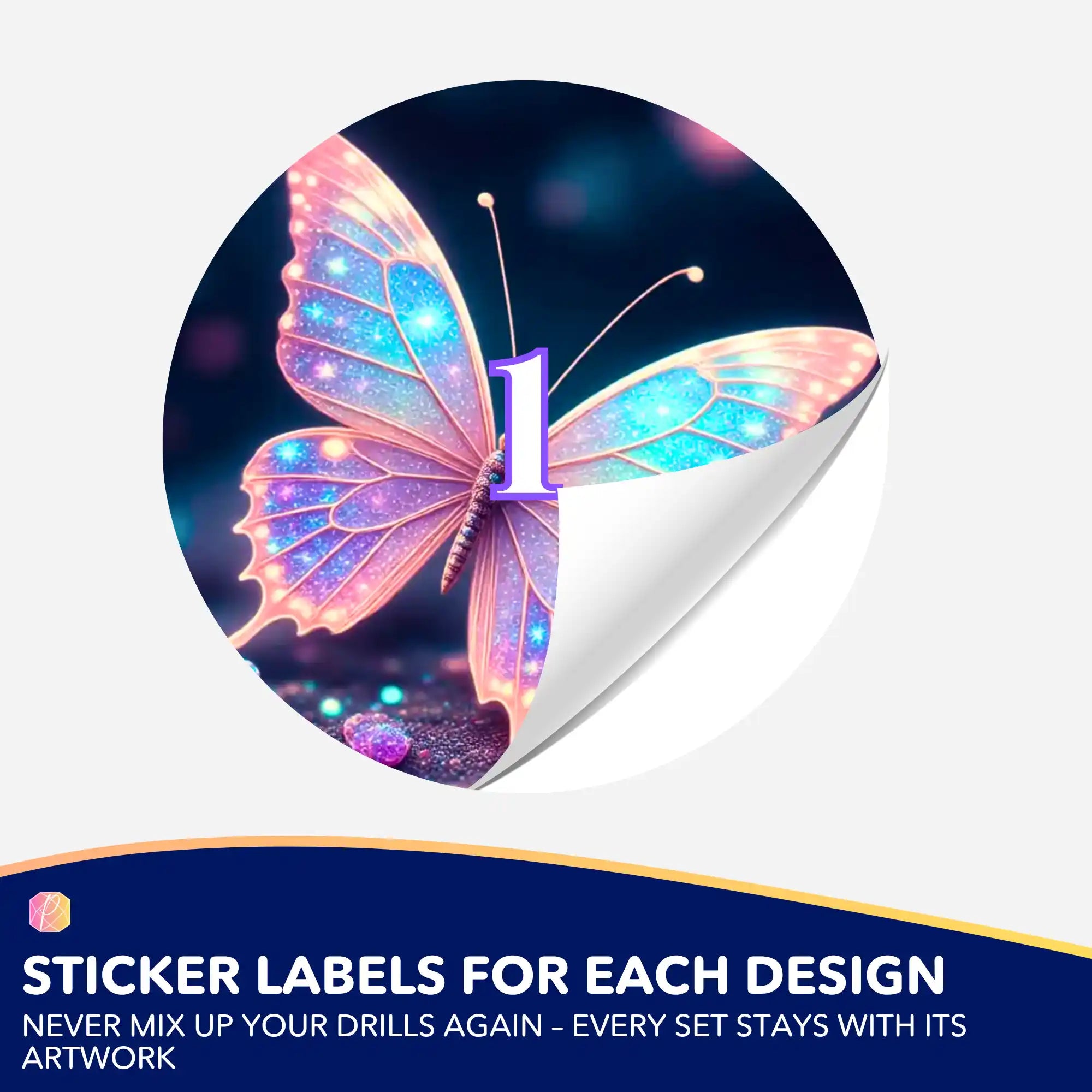Small Jar Stickers - Light Dancer