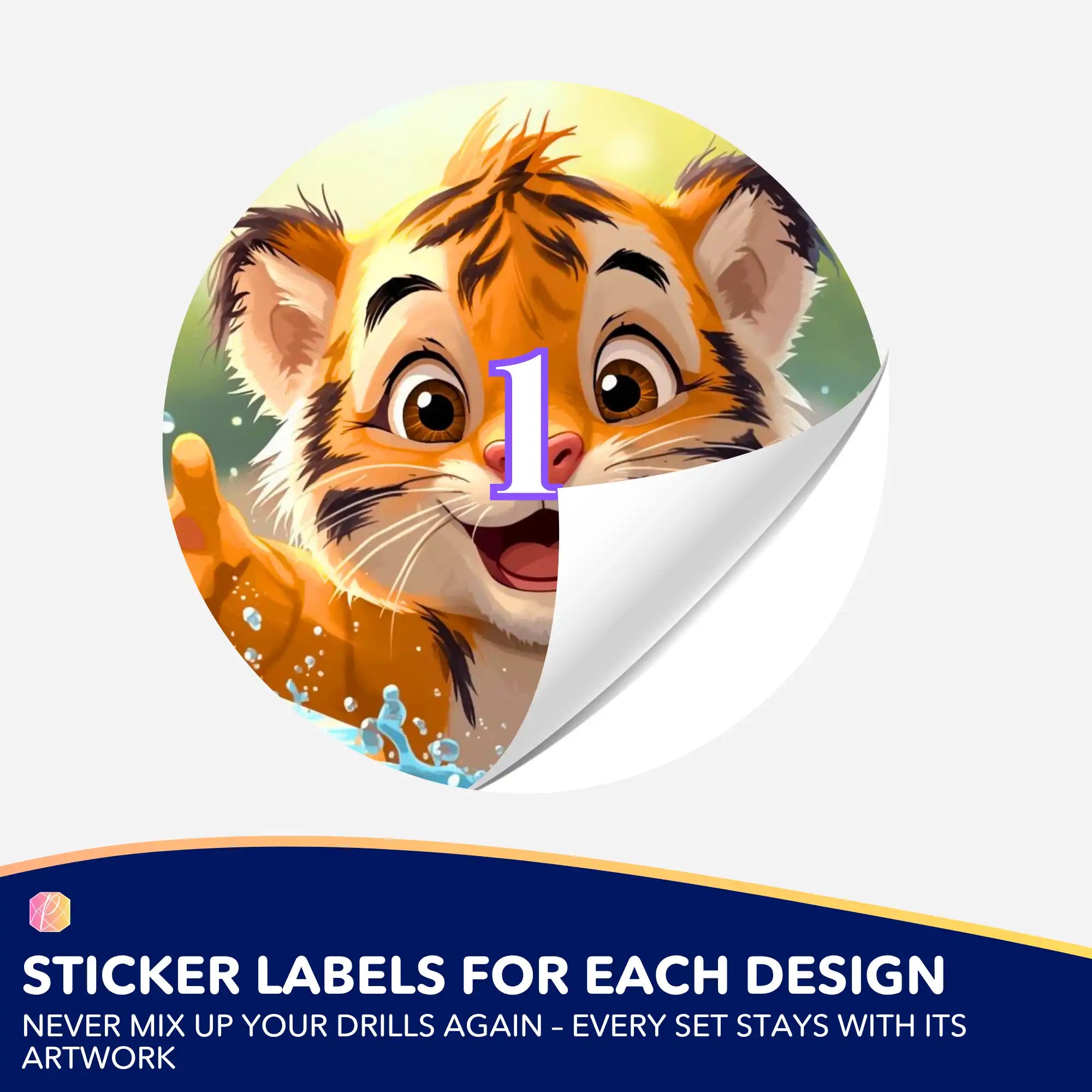 Small Jar Stickers - Splash into Happiness