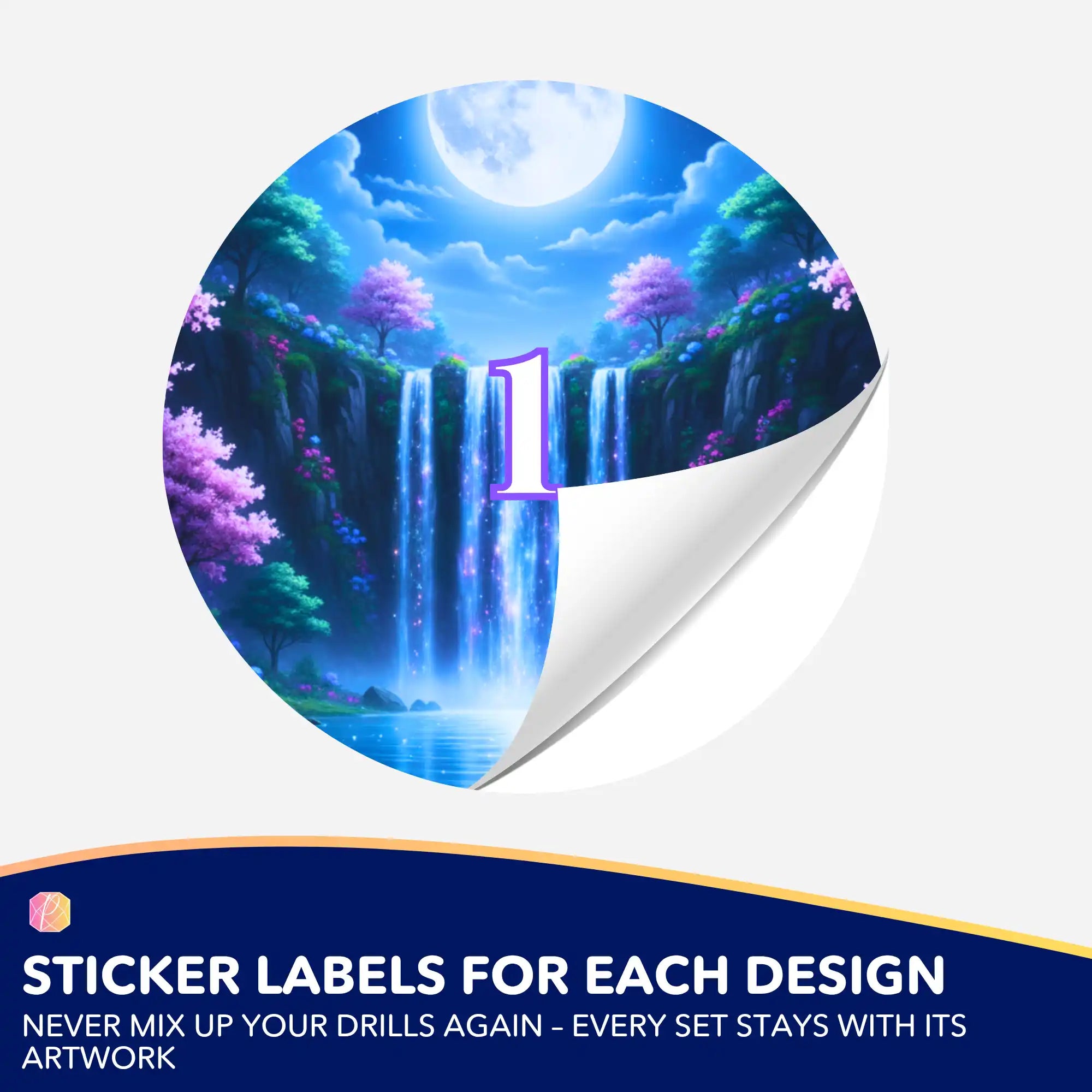 Small Jar Stickers - Valley of Whispering Waters