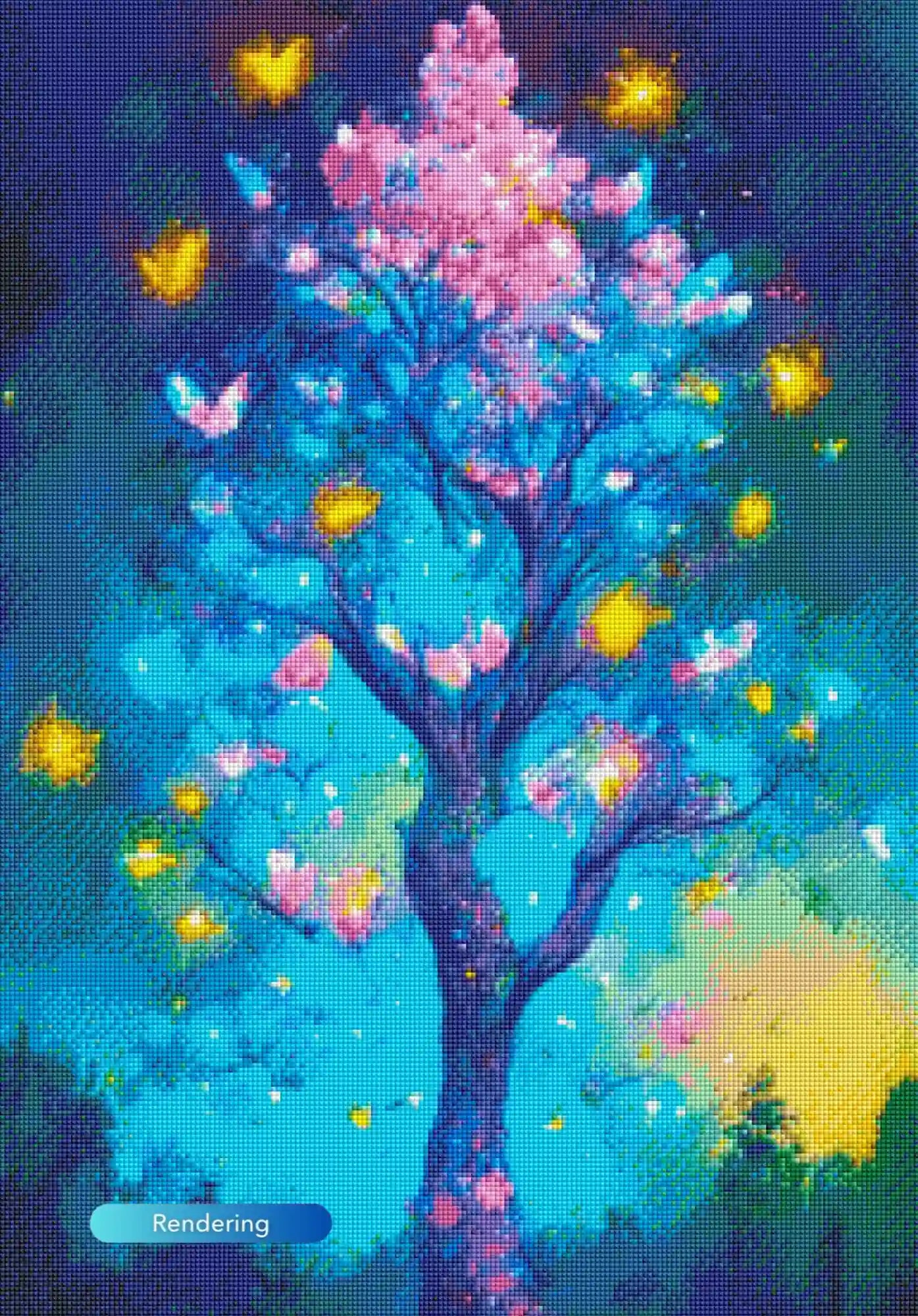 Diamond Painting AB Special – Butterfly Tree