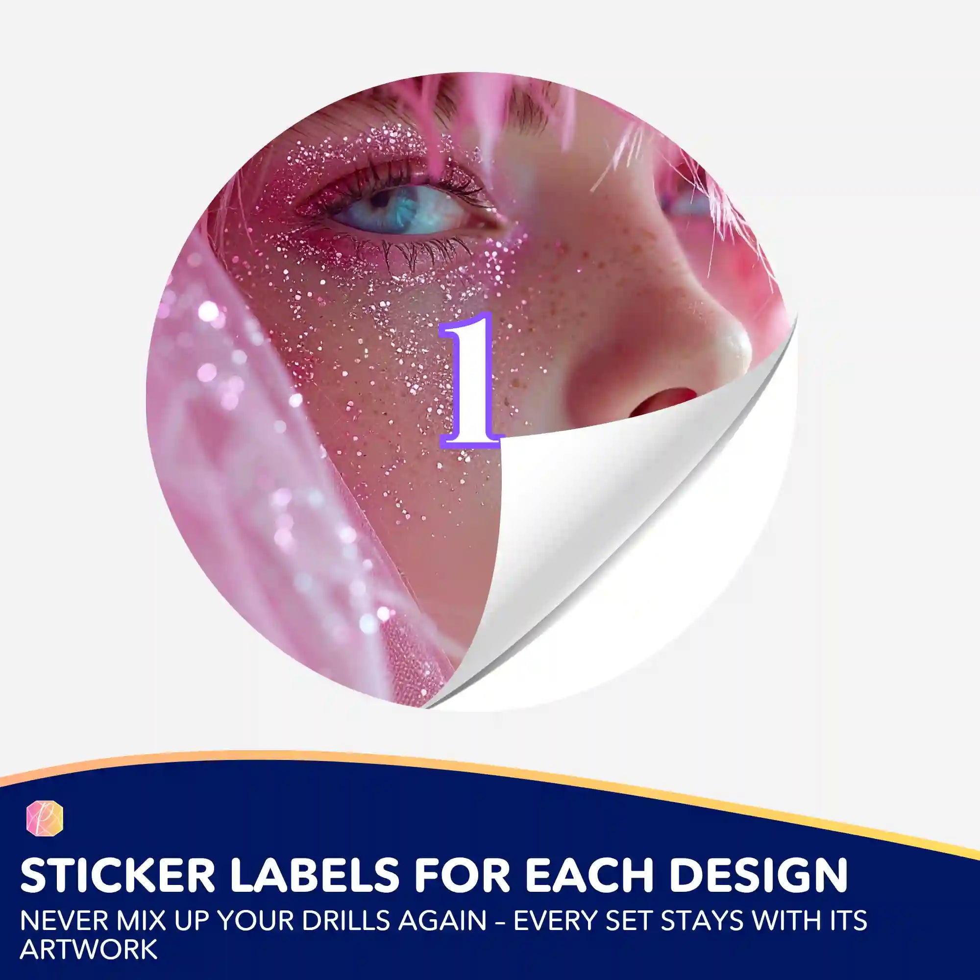 Small Jar Stickers - Pink Dream
