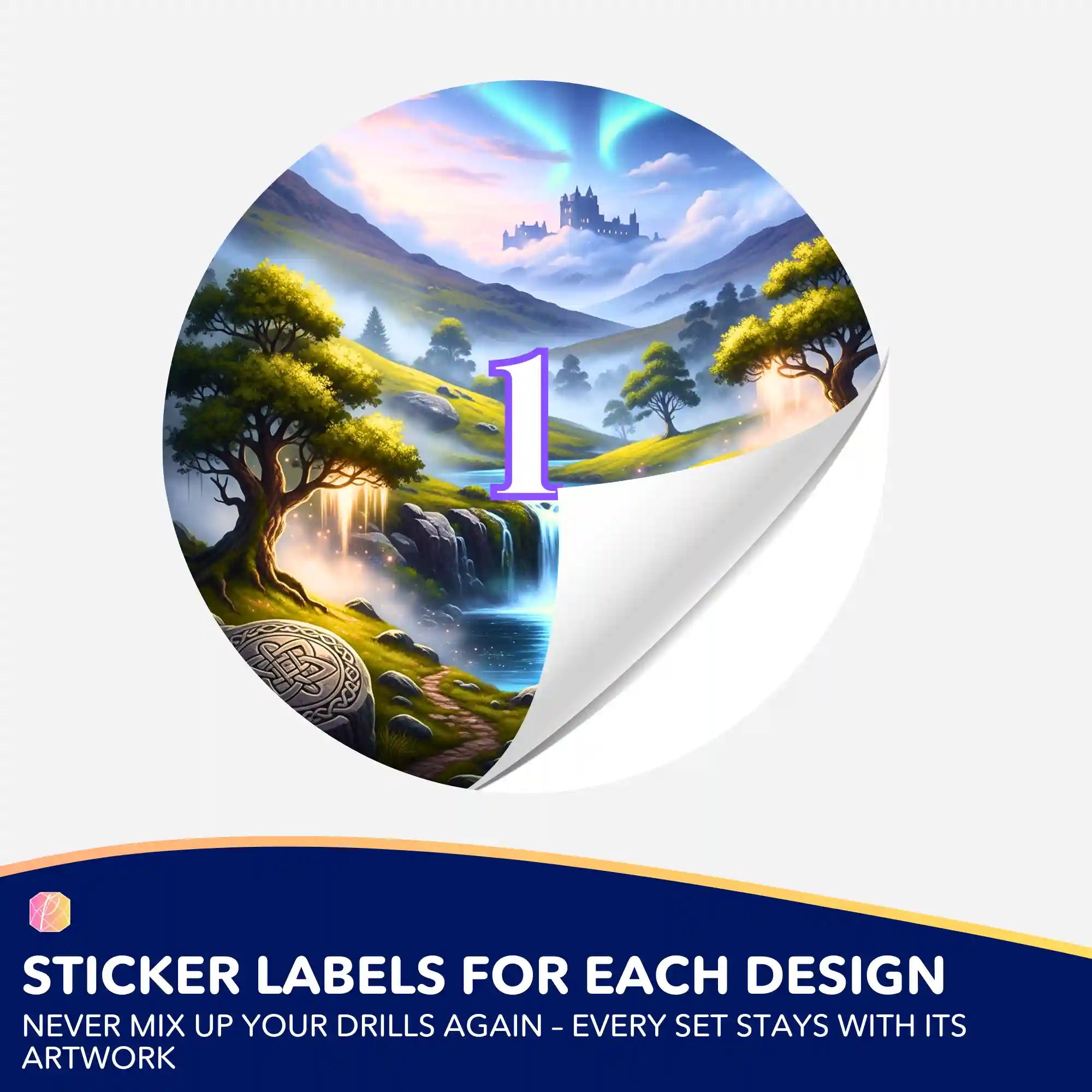 Small Jar Stickers - Valley of Memory