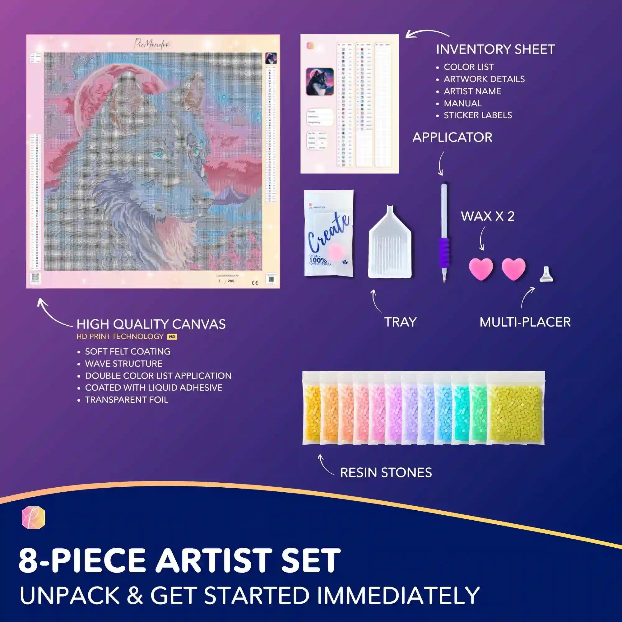 Diamond Painting – Under the Strawberry Moon “Limited Edition”