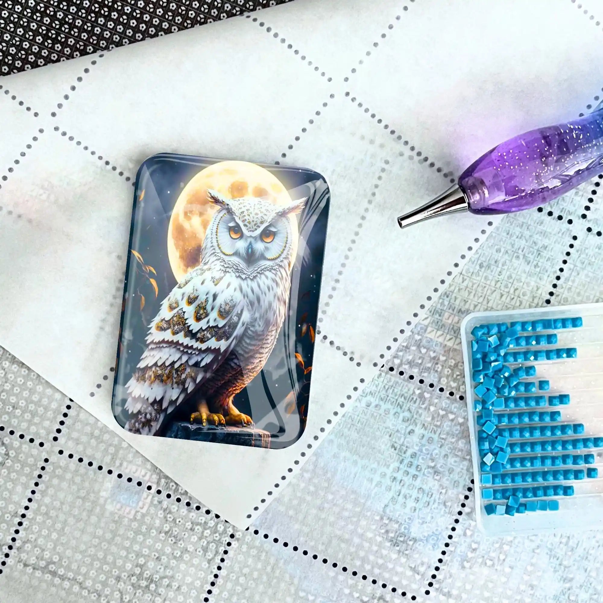 Cover Minder - Owl in the Moonlight