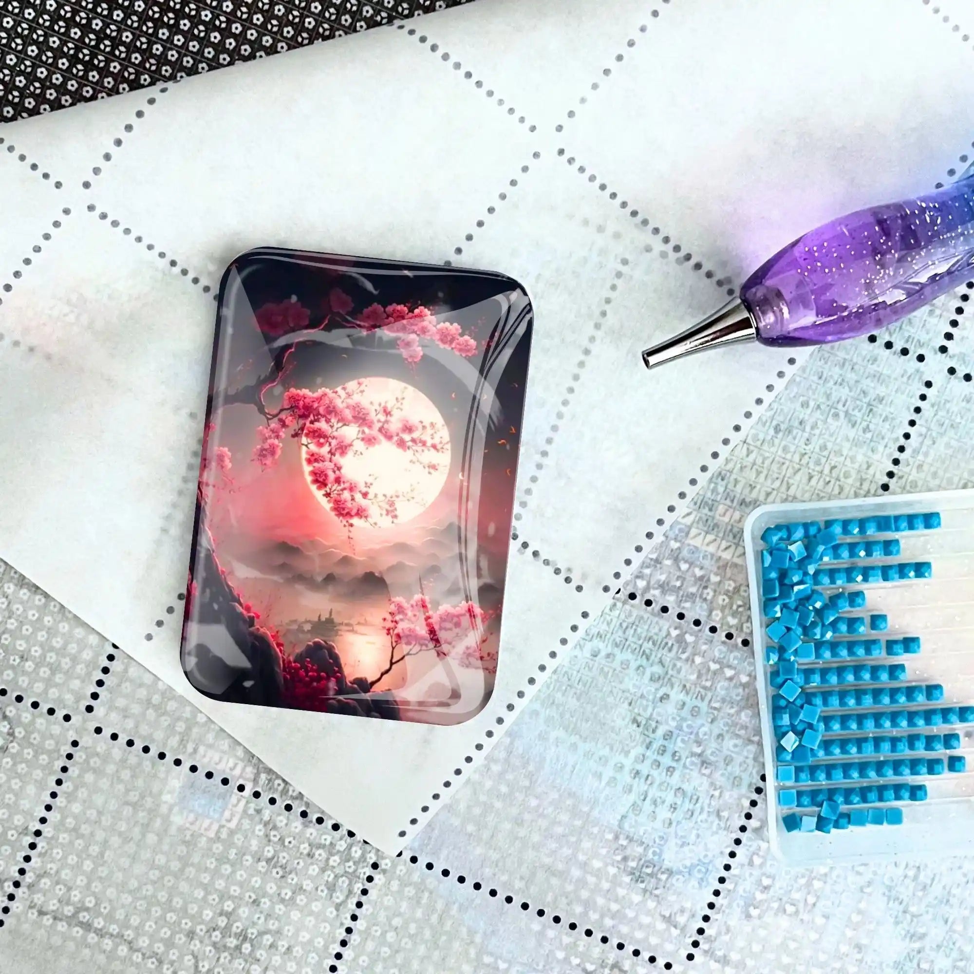 Cover Minder - Cherry Blossoms in the Moonlight