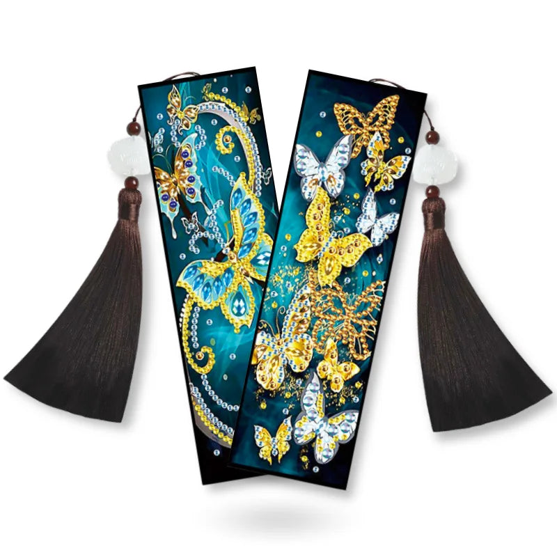 Diamond Painting Bookmark “Fox & Butterfly” 2-Piece Set