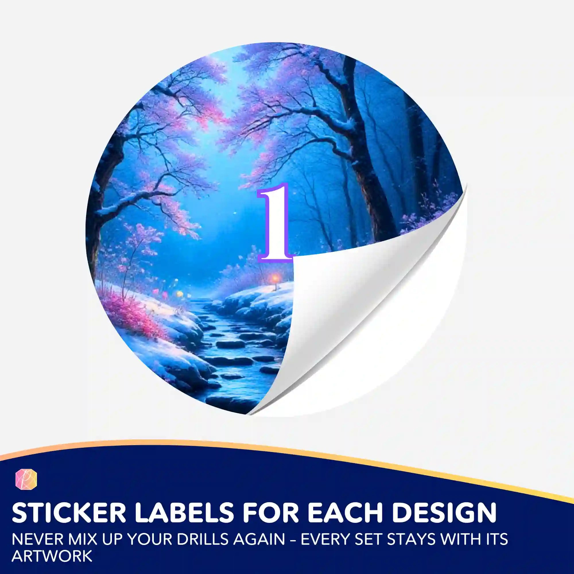 Small Jar Stickers - River of Dreams
