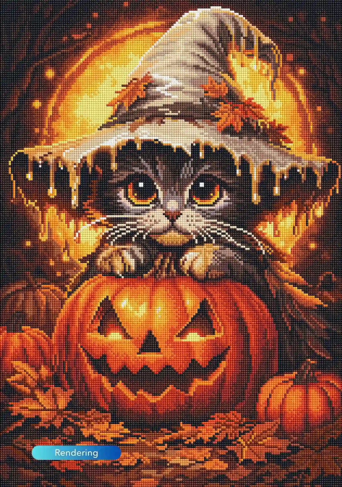 Diamond Painting – The Little Pumpkin Witch “Limited Edition”