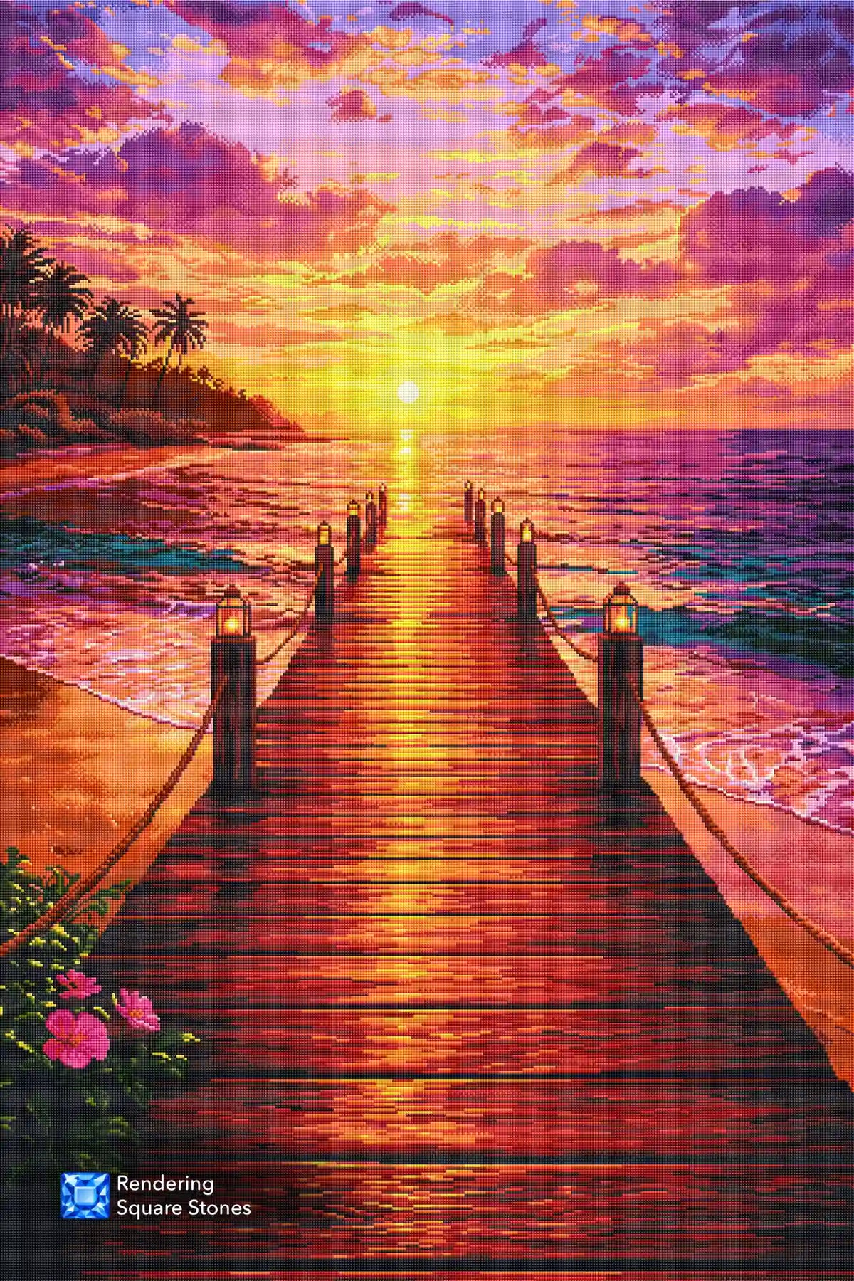 Diamond Painting - To Where the Day Finds Peace