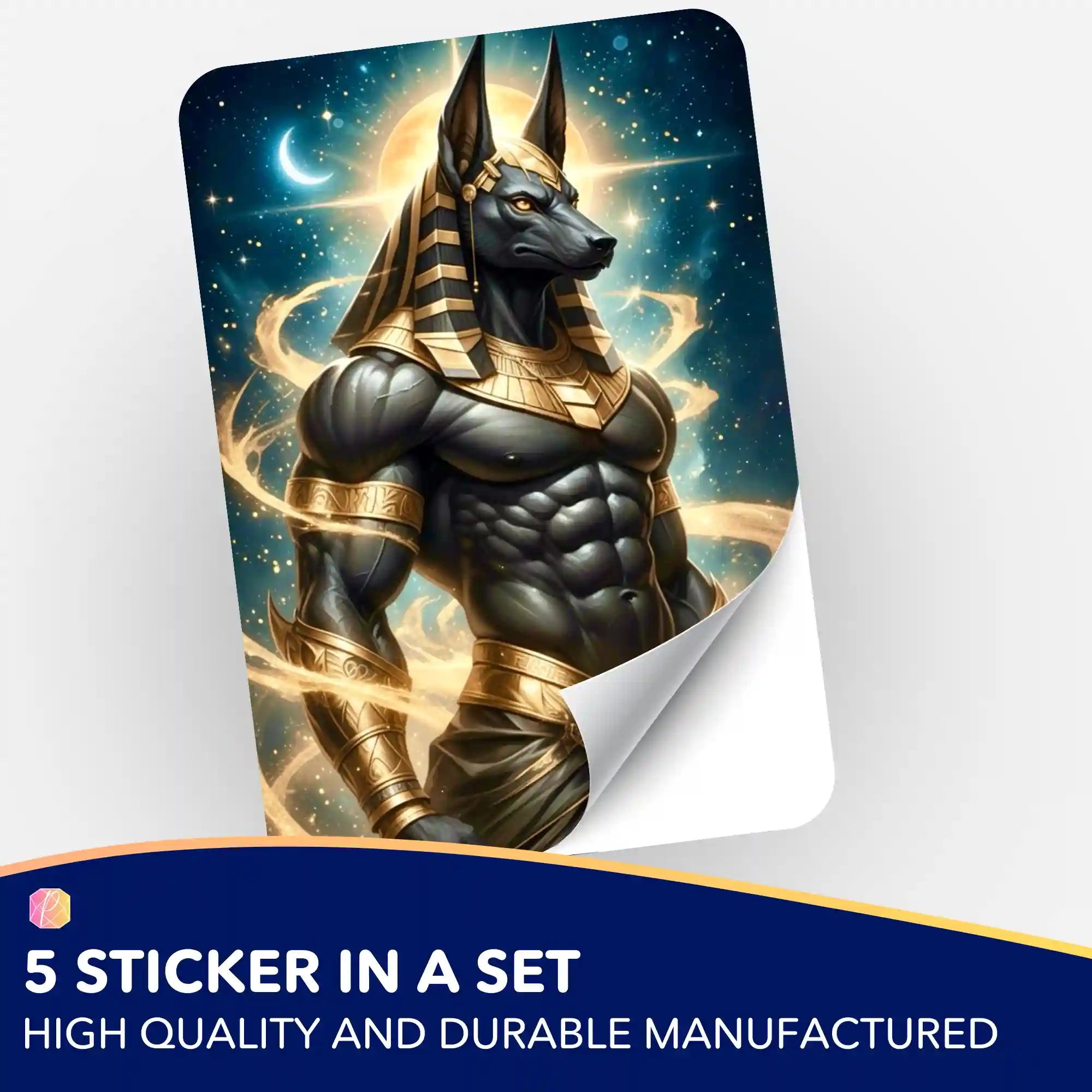 Wall Sticker 5-Pack - Anubis
