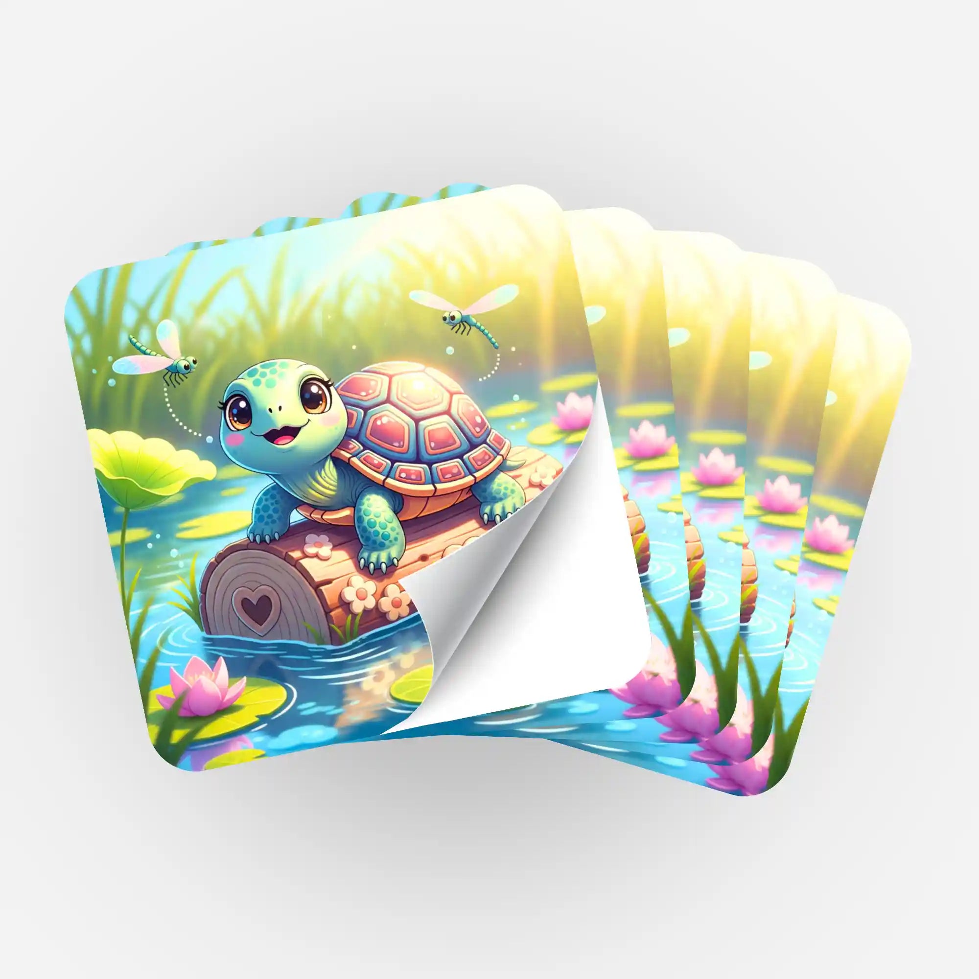 Wall Sticker 5-Pack - Turtle Girl Karla