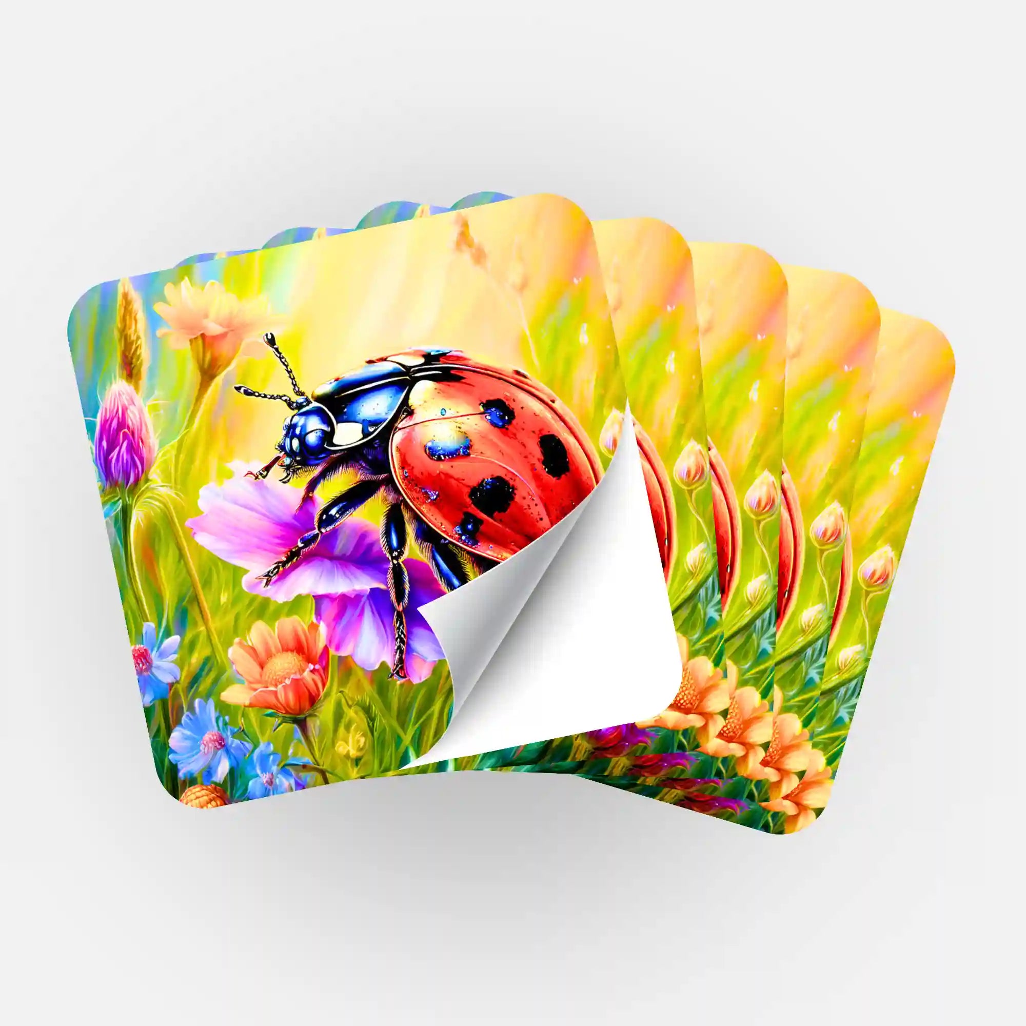 Wall Sticker 5-Pack - Little Messenger of Happiness