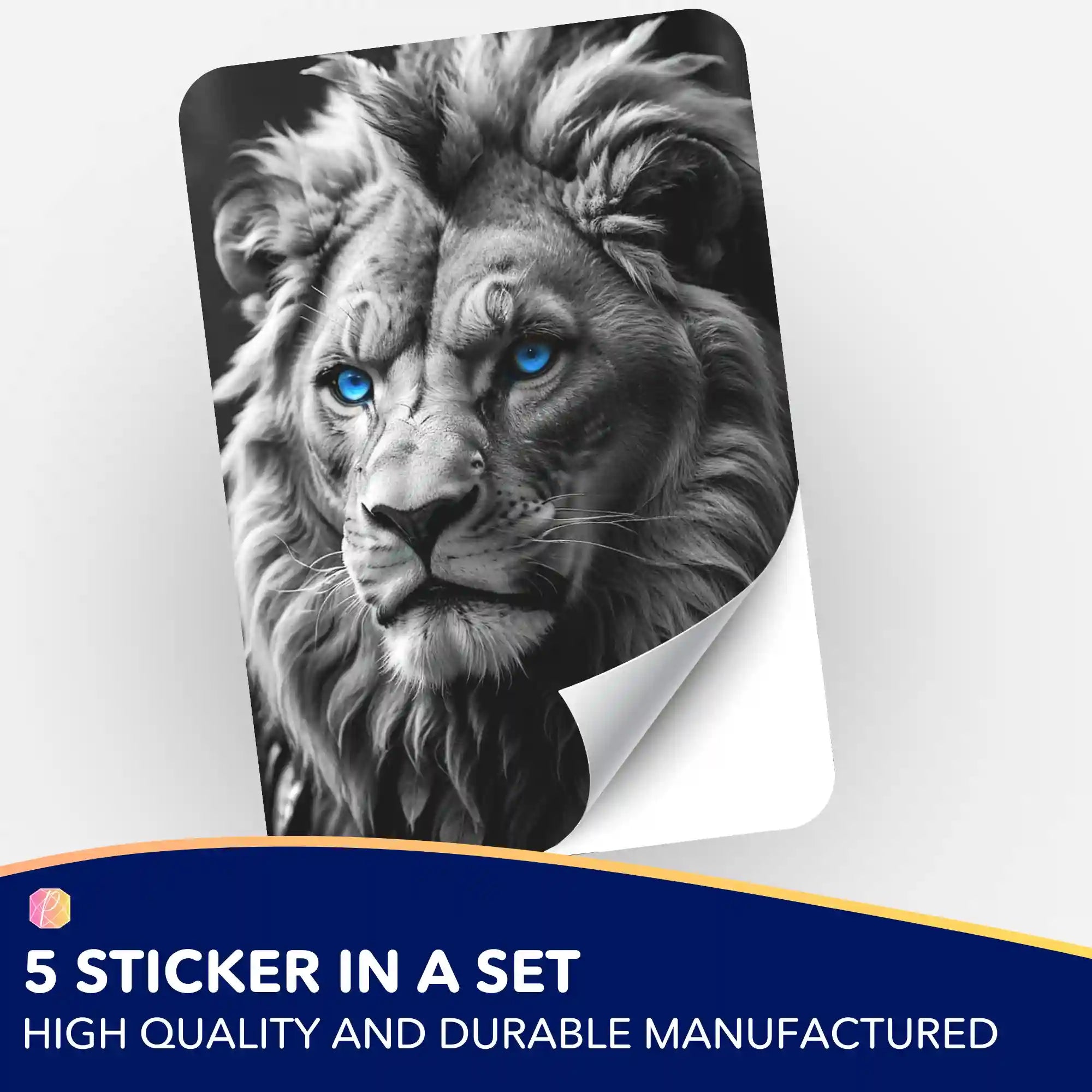 Wall Sticker 5-Pack - Leo the Lion