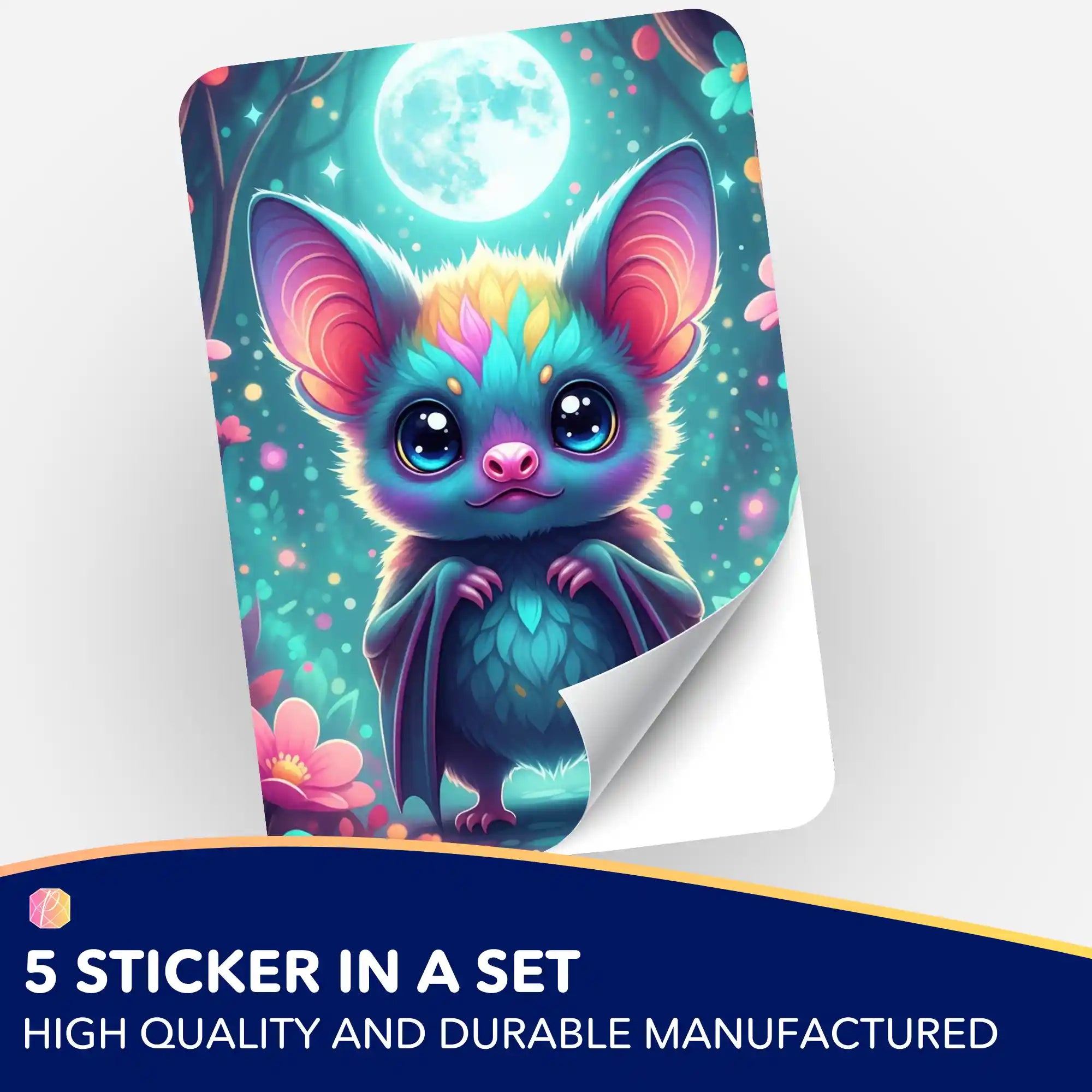 Wall Sticker 5-Pack - Freddy Bat
