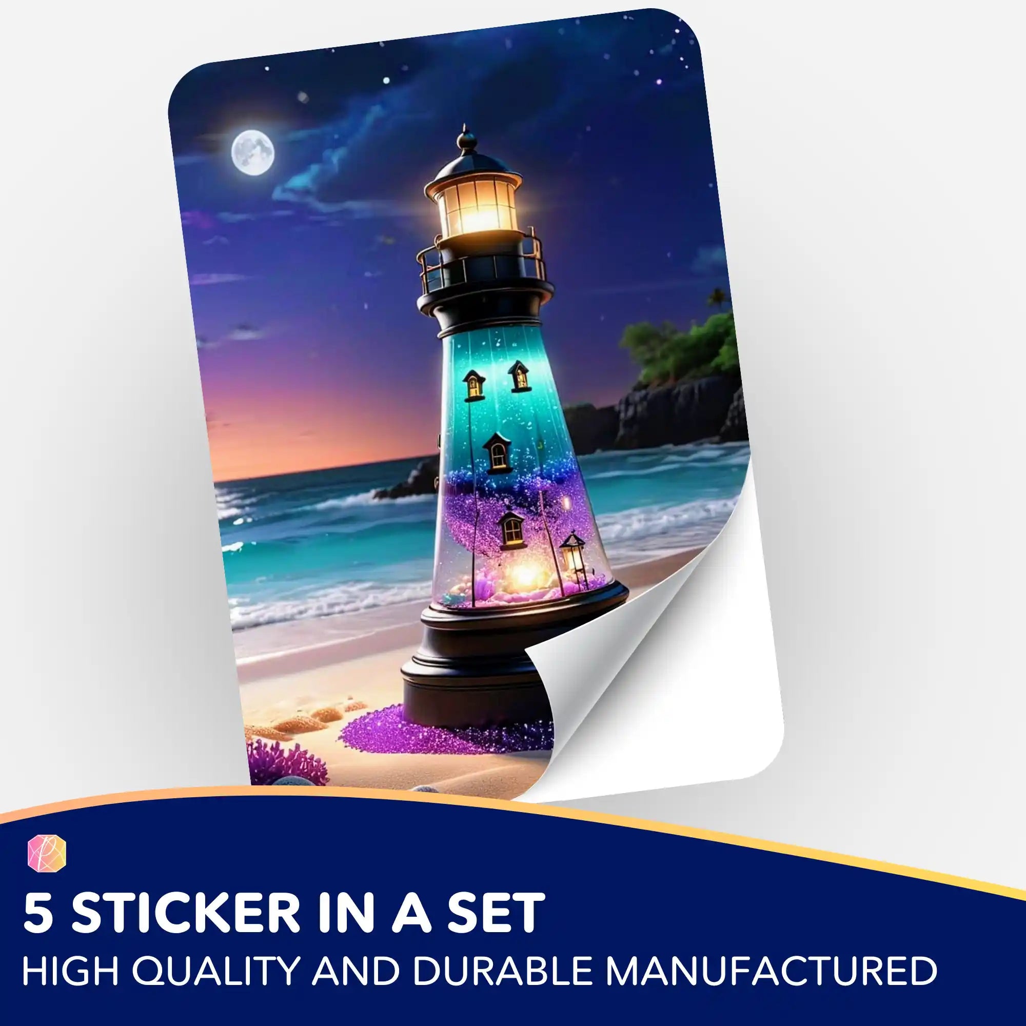 Wall Sticker 5-Pack - Lighthouse of Dreams
