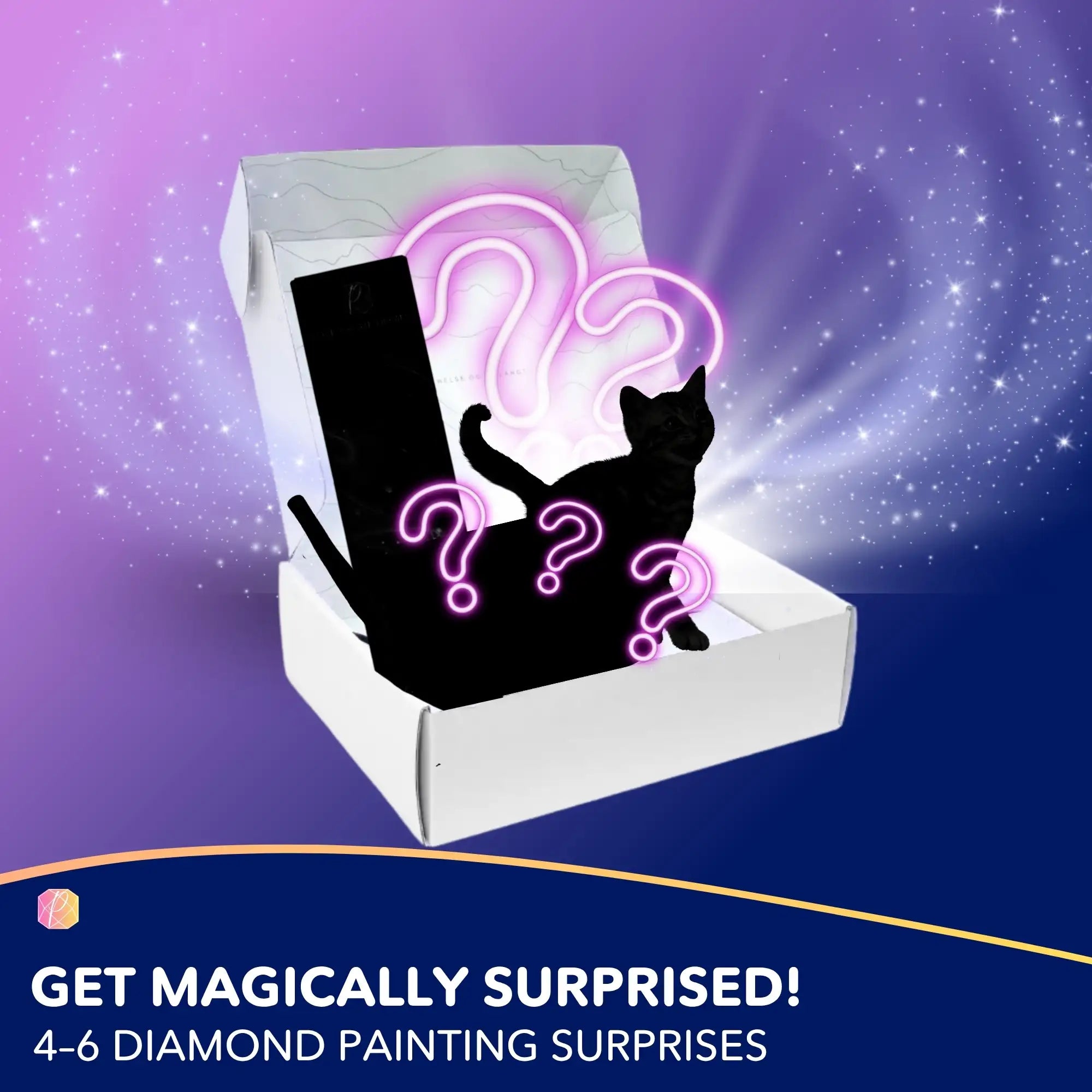 Diamond Painting Mystery-Box "Cats" (#1)
