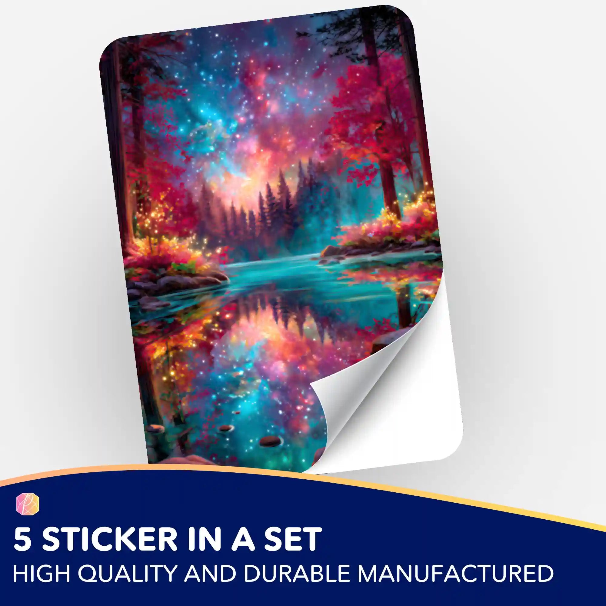 Wall Sticker 5-Pack - When the World Holds Its Breath