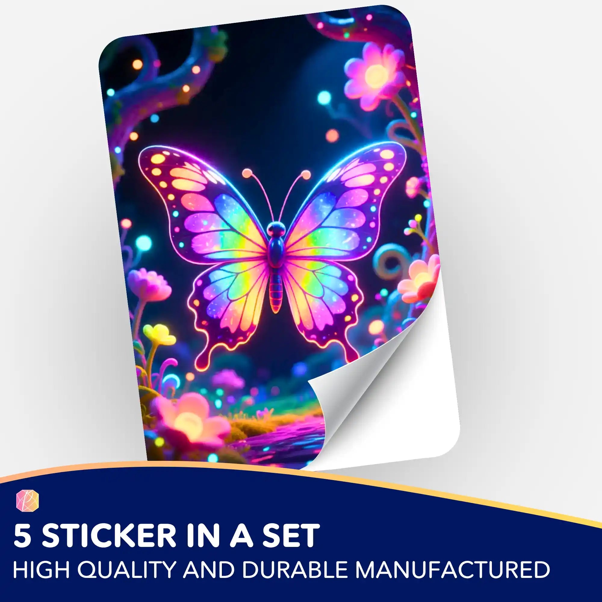Wall Sticker 5-Pack - Wings of the Veil