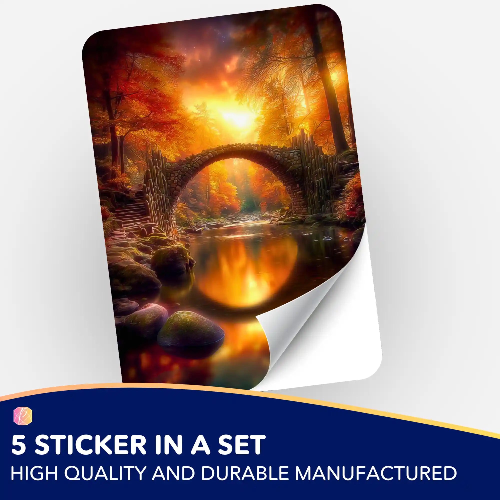 Wall Sticker 5-Pack - Bridge of the Eternal Hour