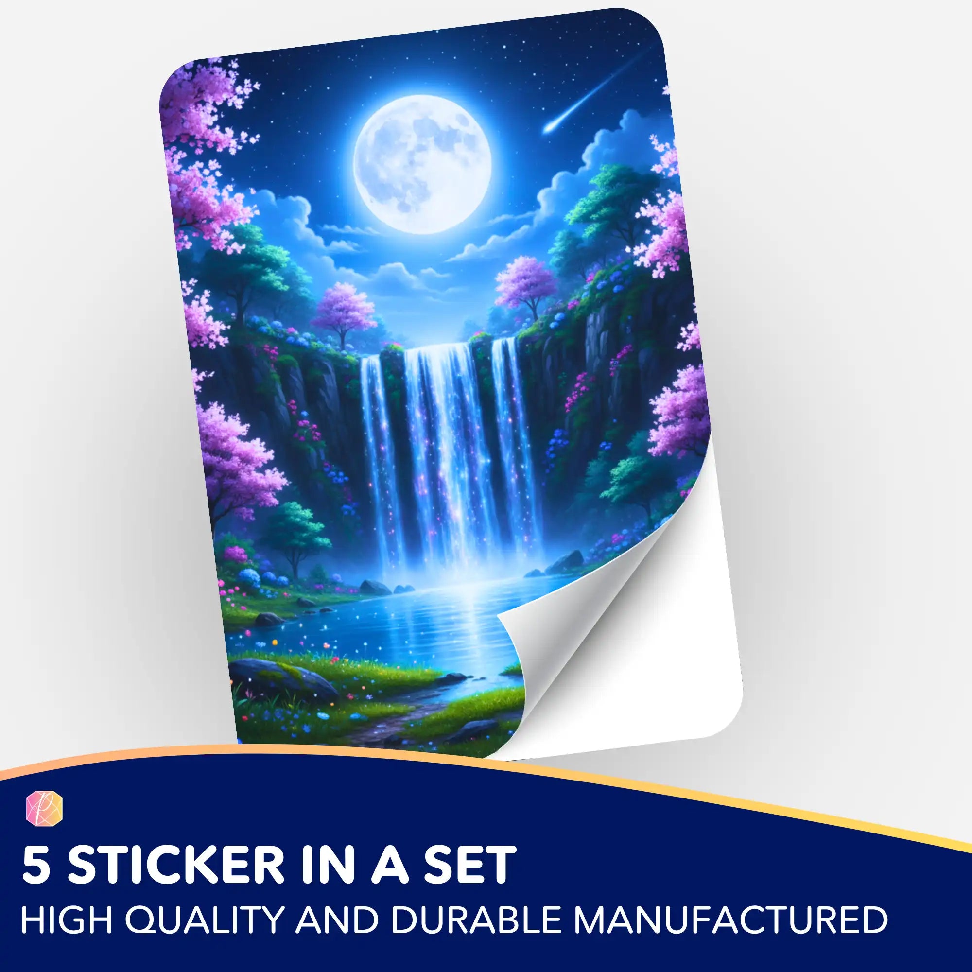 Wall Sticker 5-Pack - Valley of Whispering Waters