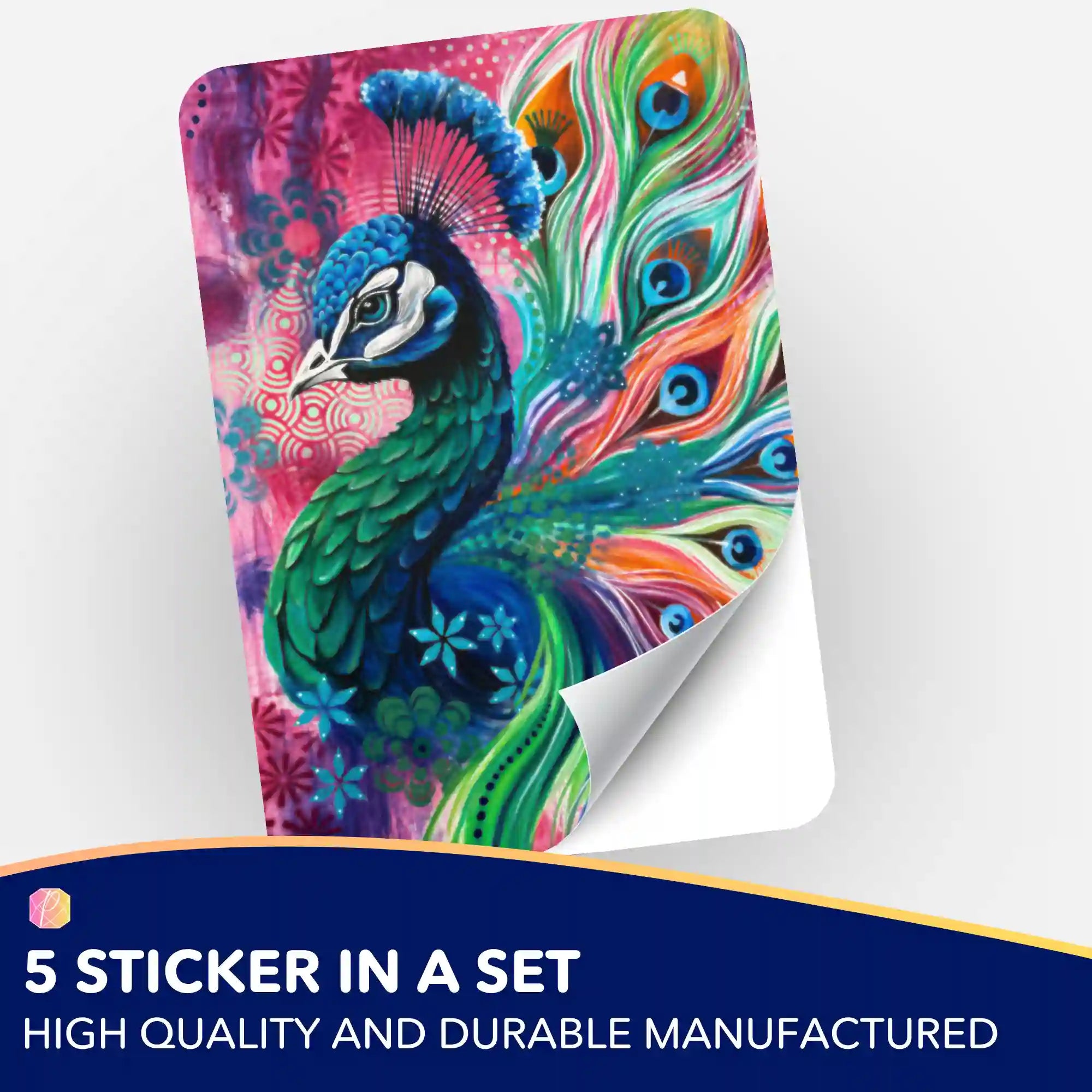 Wall Sticker 5-Pack - Majesty of Colors