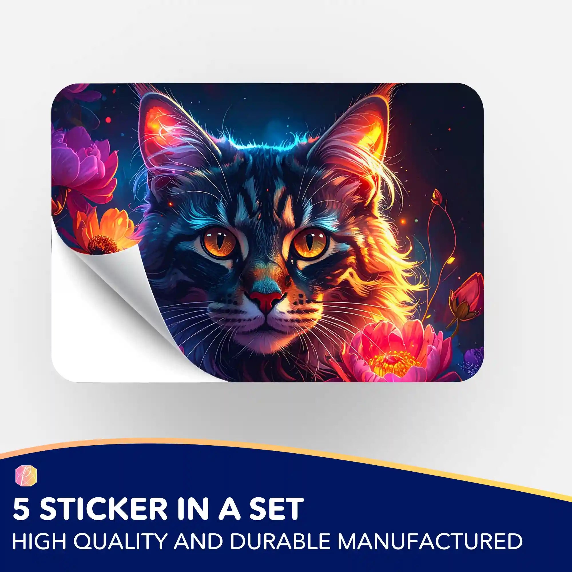 Wall Sticker 5-Pack - Guardian Of The Night Blossoms
