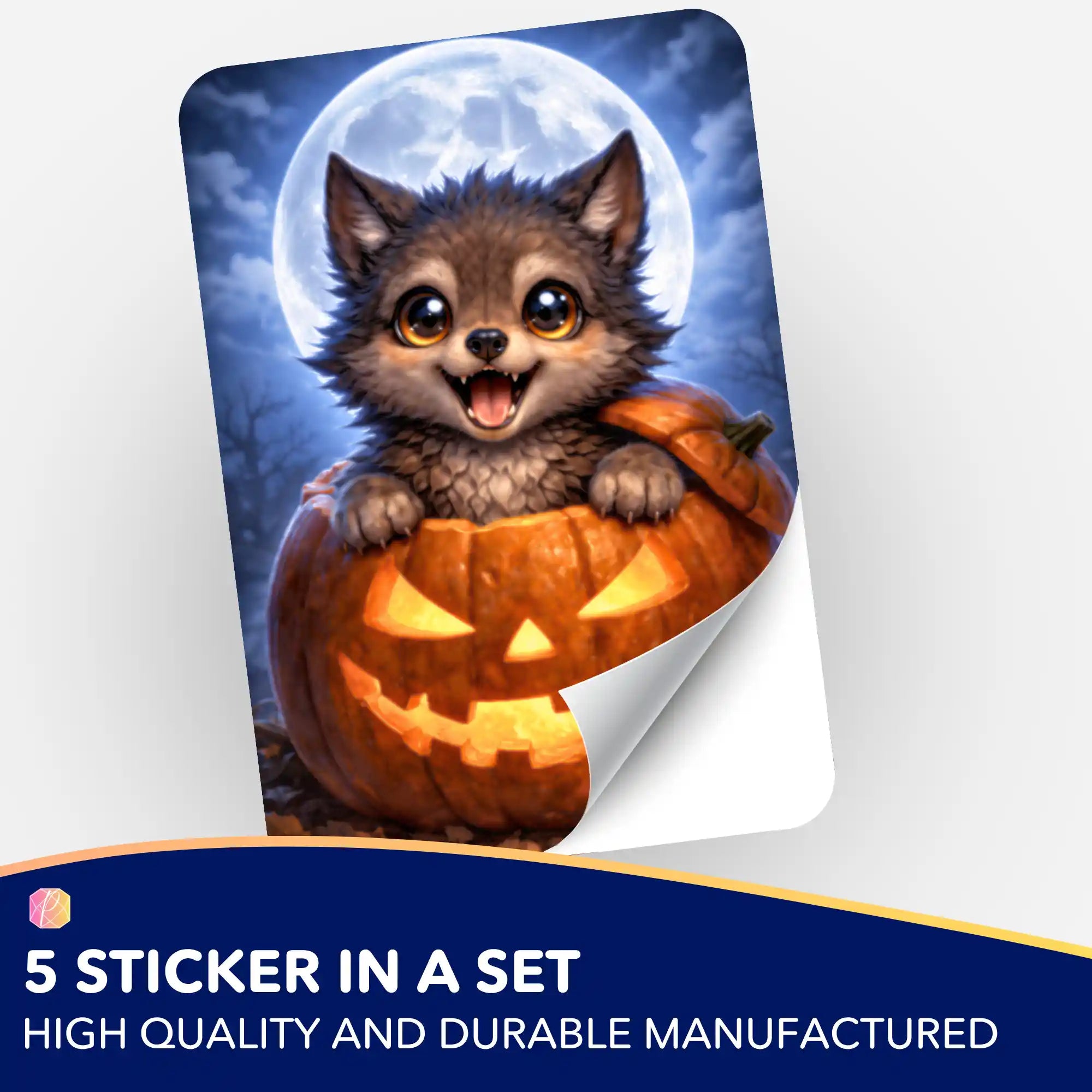 Wall Sticker 5-Pack - The Youngest of the Moon Wolves