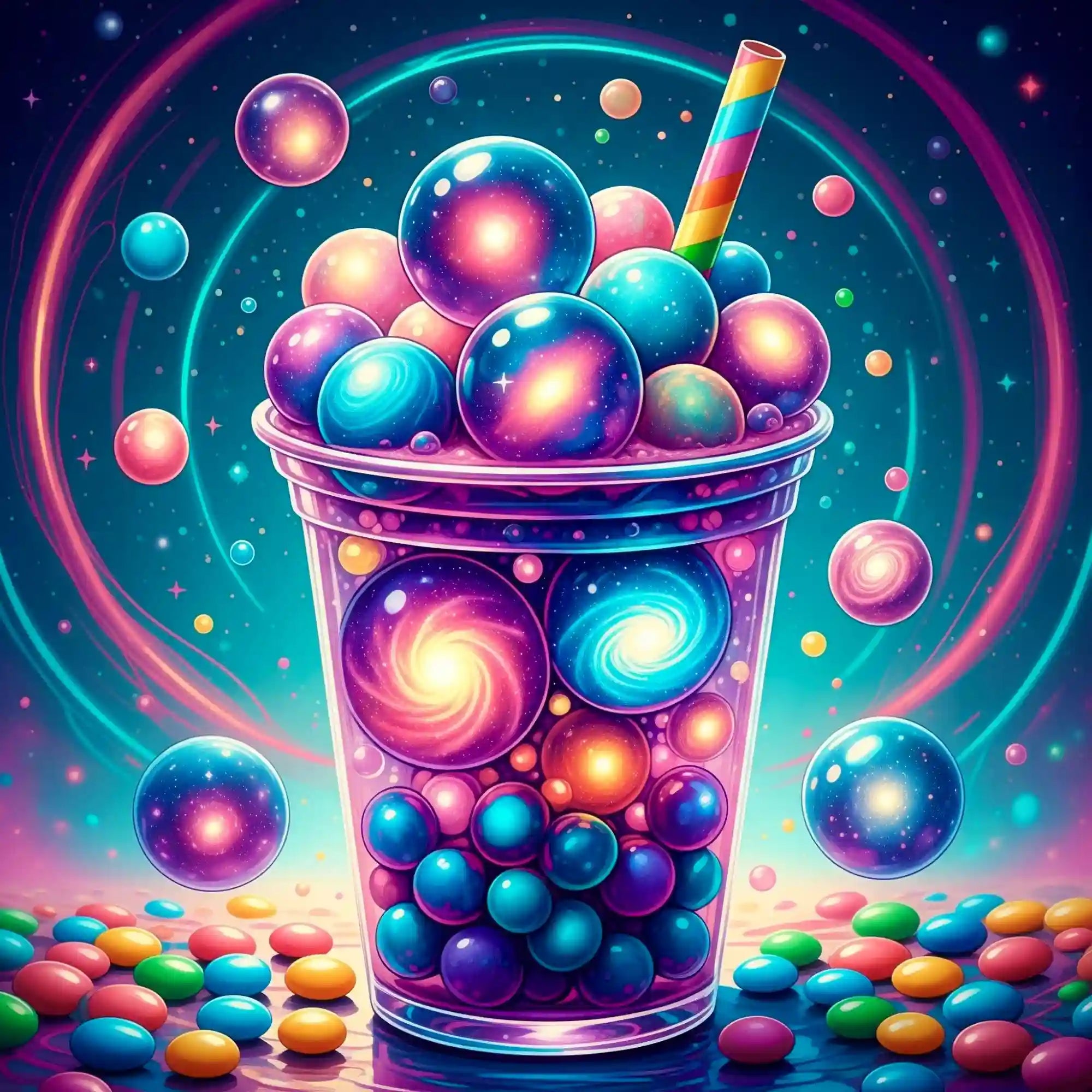 Diamond Painting – Bubble Tea Universe