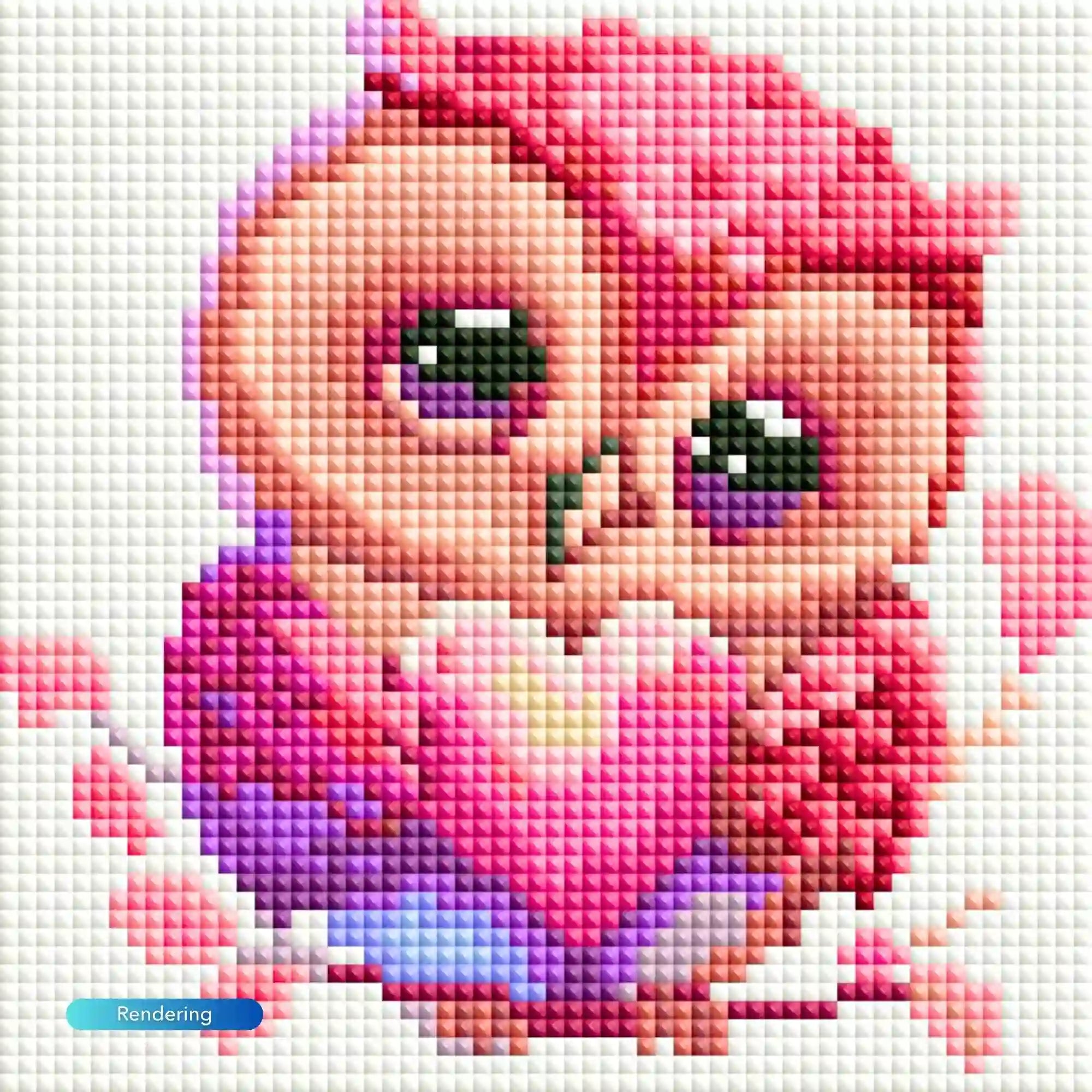 Diamond Painting Mini - Loving Owl