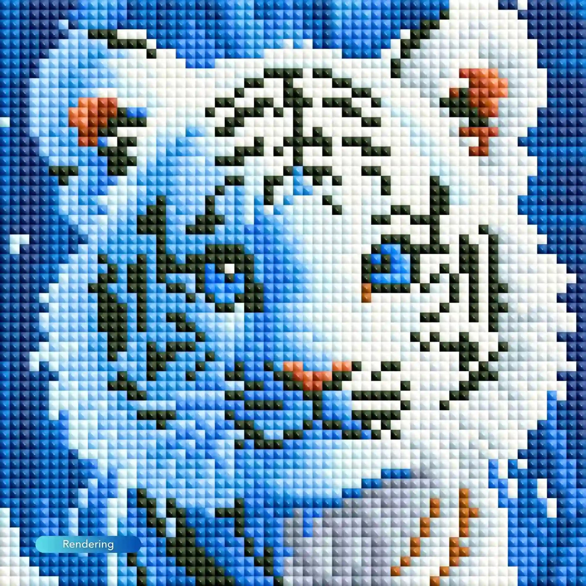 Diamond Painting Mini – Snow Tiger Cub