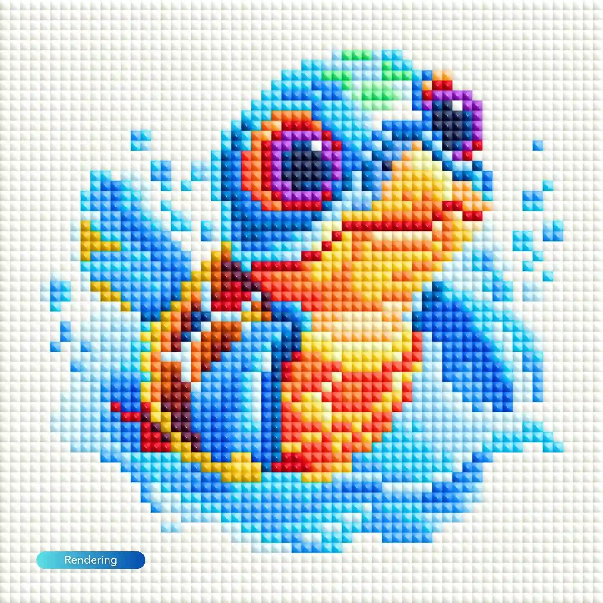 Diamond Painting Mini – Splashing Turtle