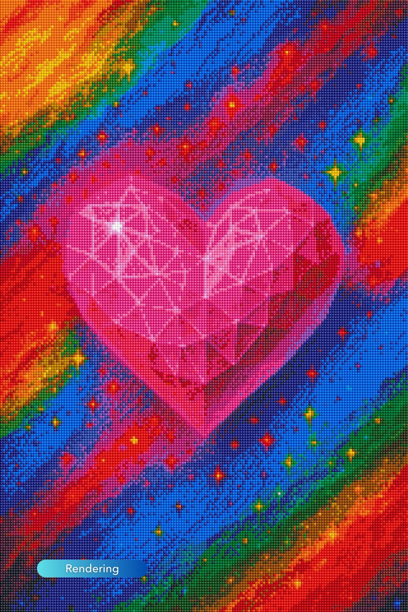 Diamond Painting Jennifer Special - Crystal Heart