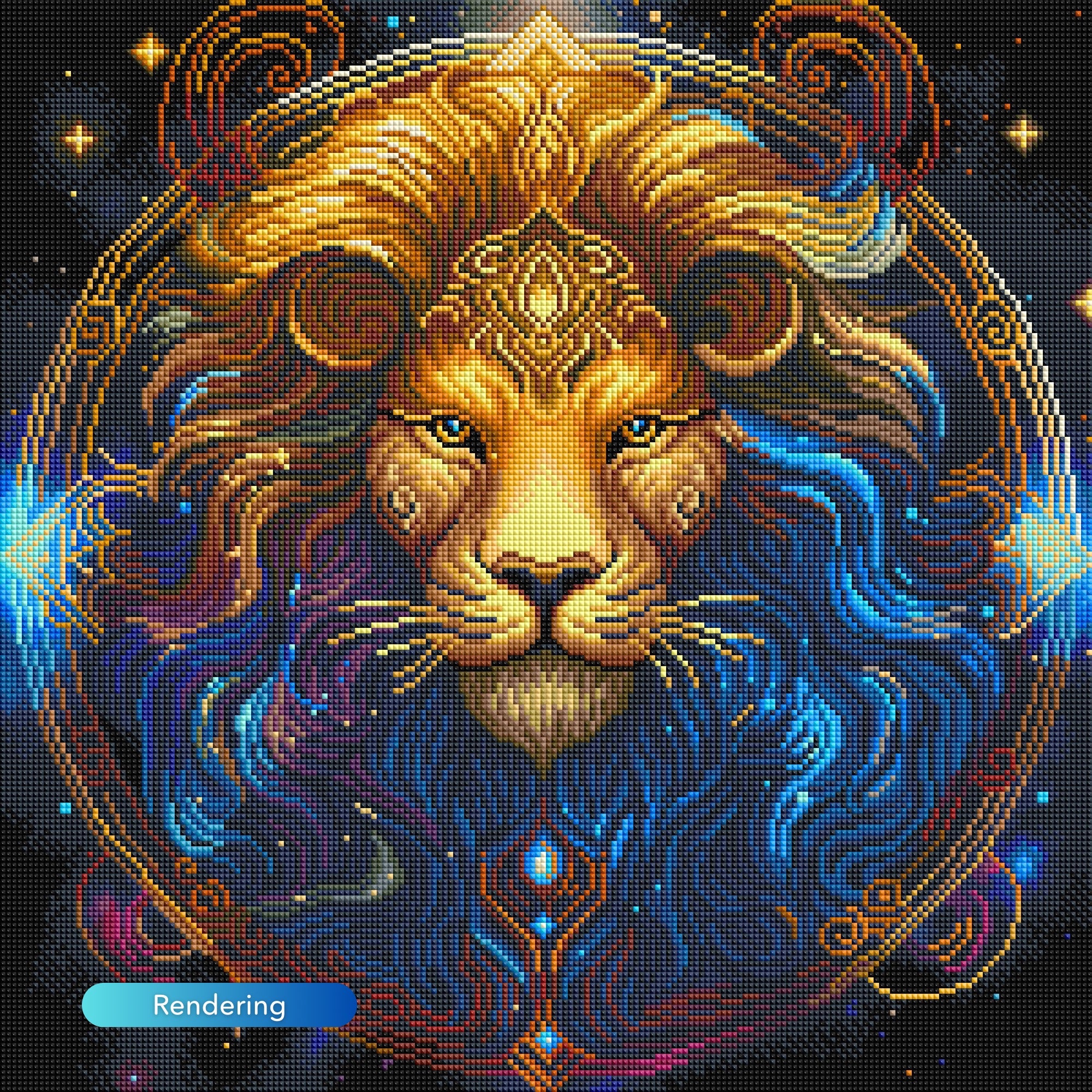 Diamond Painting - Leo Zodiac "Limited Edition"