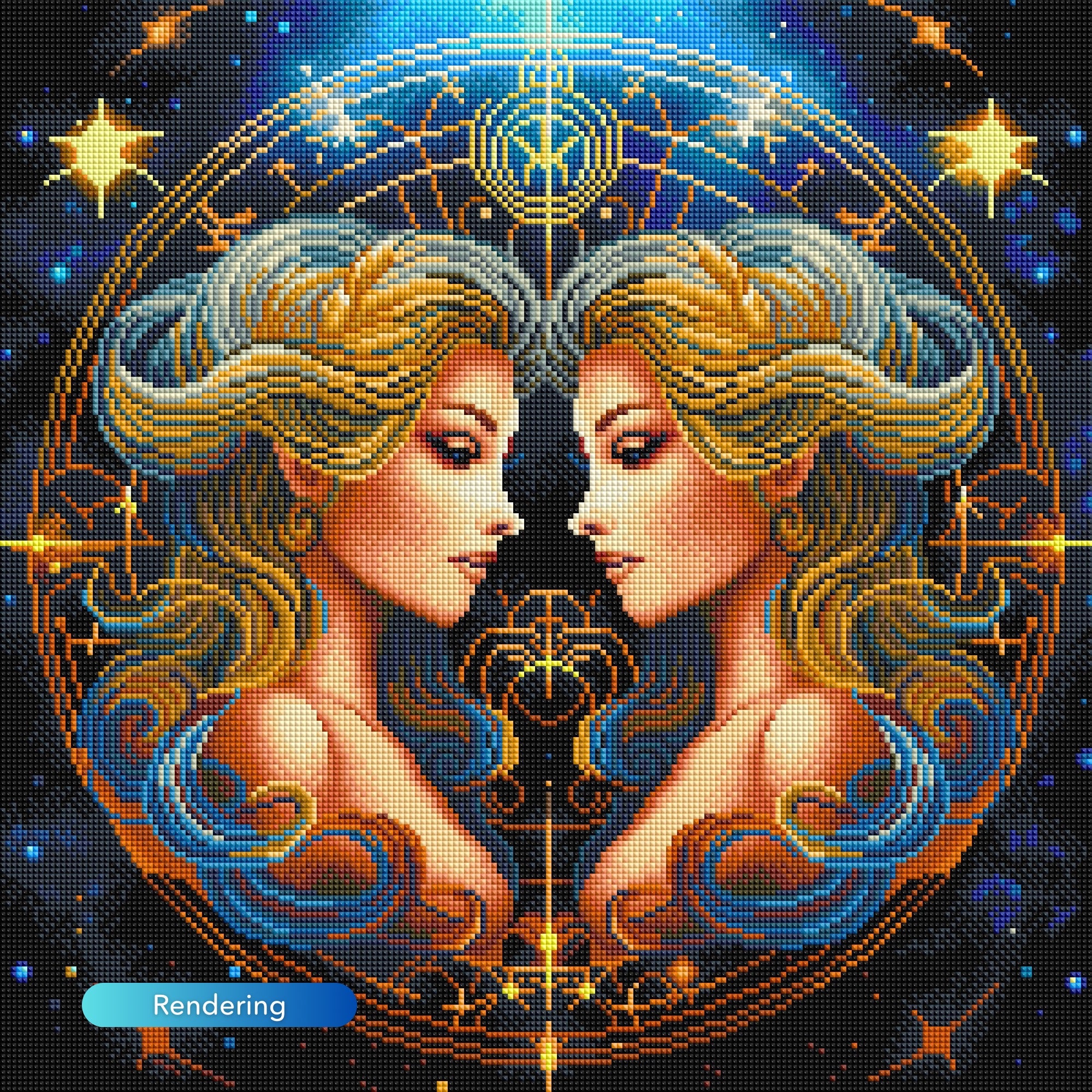 Diamond Painting - Gemini Zodiac "Limited Edition"
