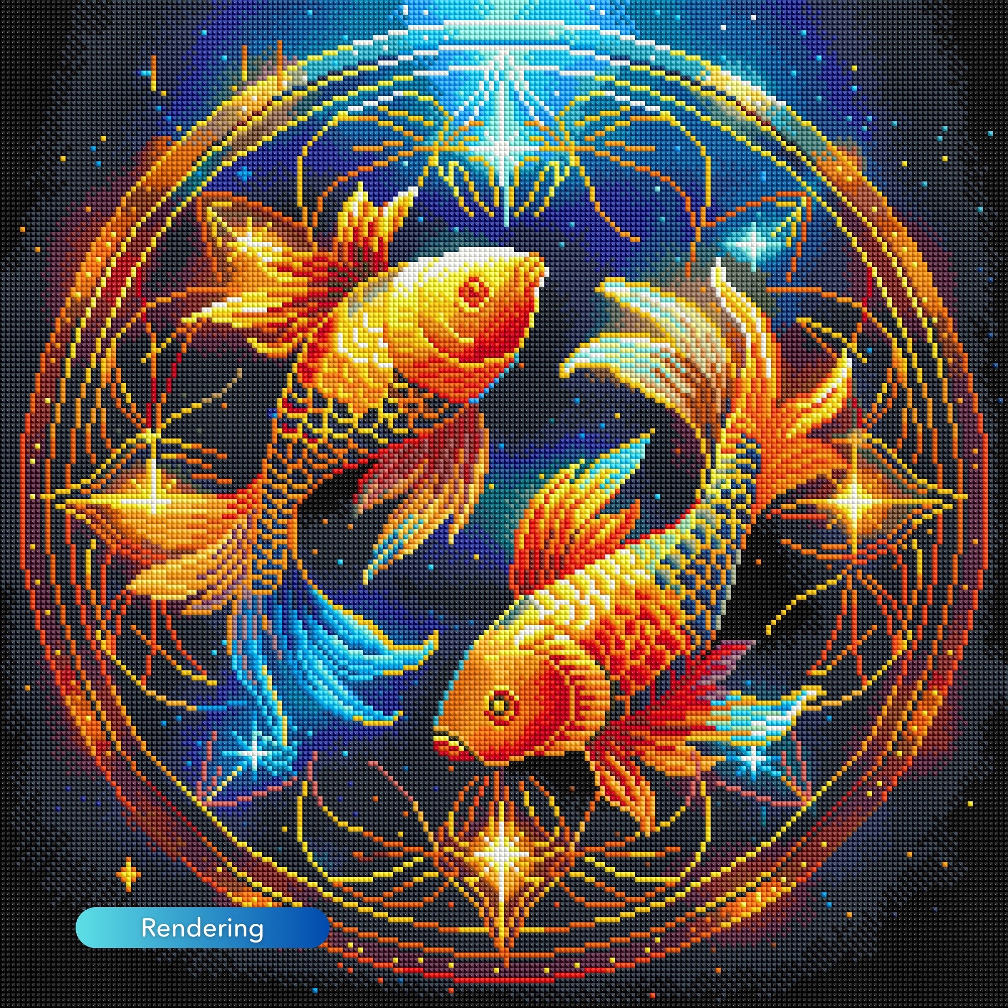 Diamond Painting - Pisces Zodiac "Limited Edition"