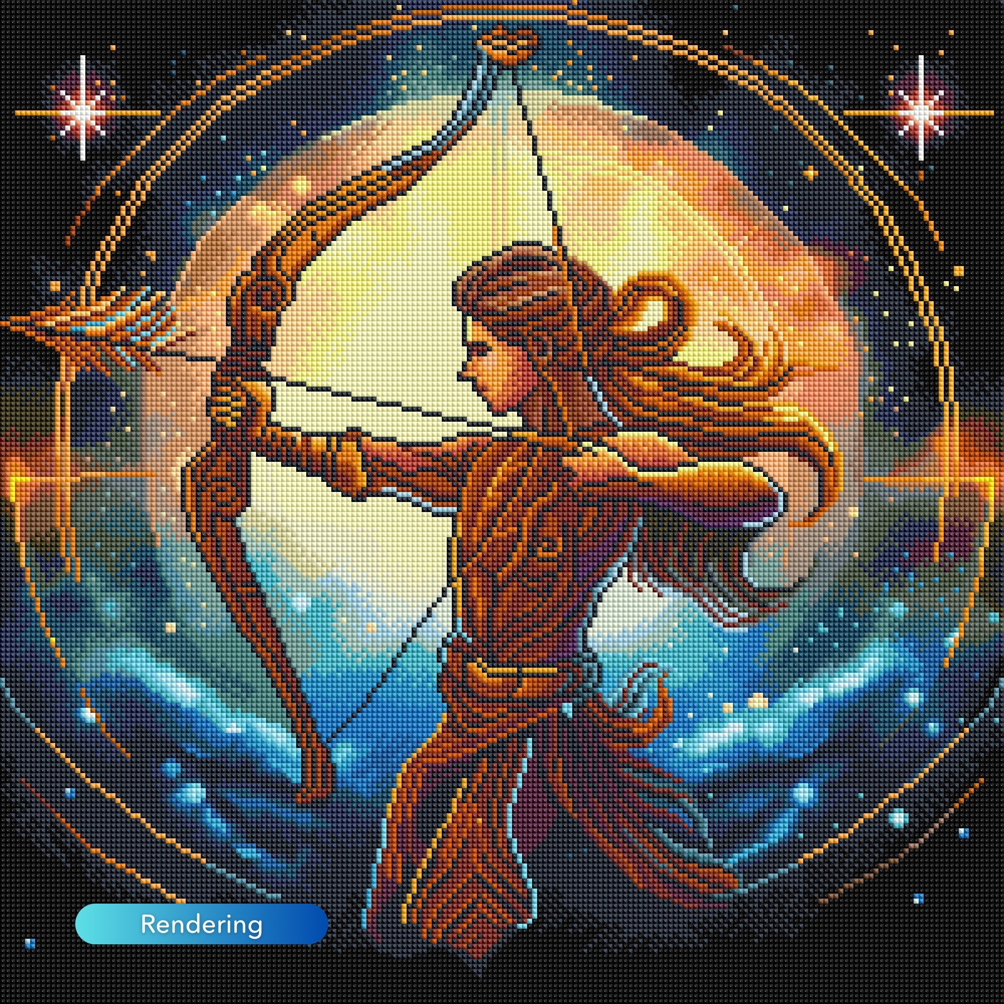 Diamond Painting - Sagittarius Zodiac "Limited Edition"